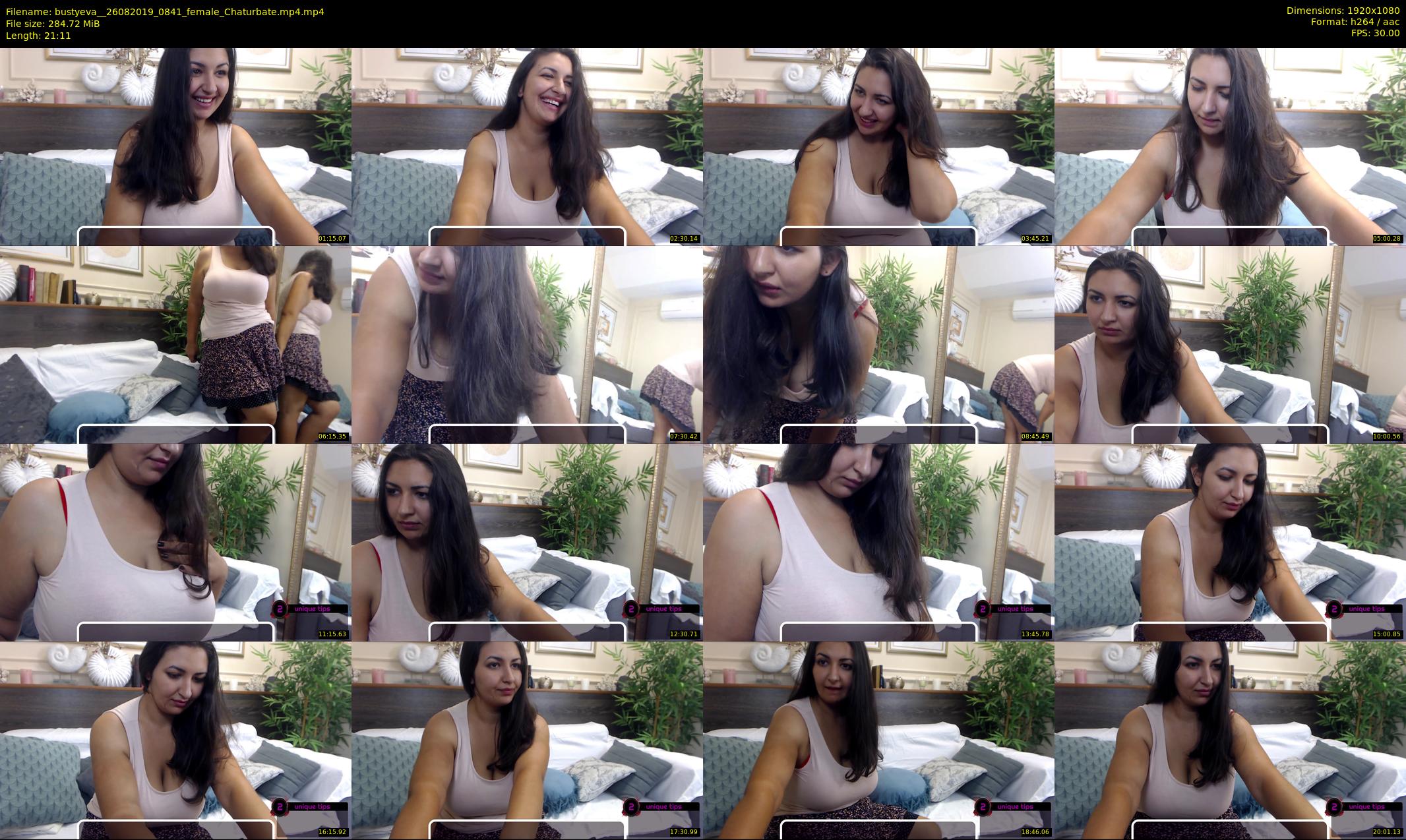 bustyeva_ — 22 minute Chaturbate female cam show recording, 1080p, Aug 26, 2019