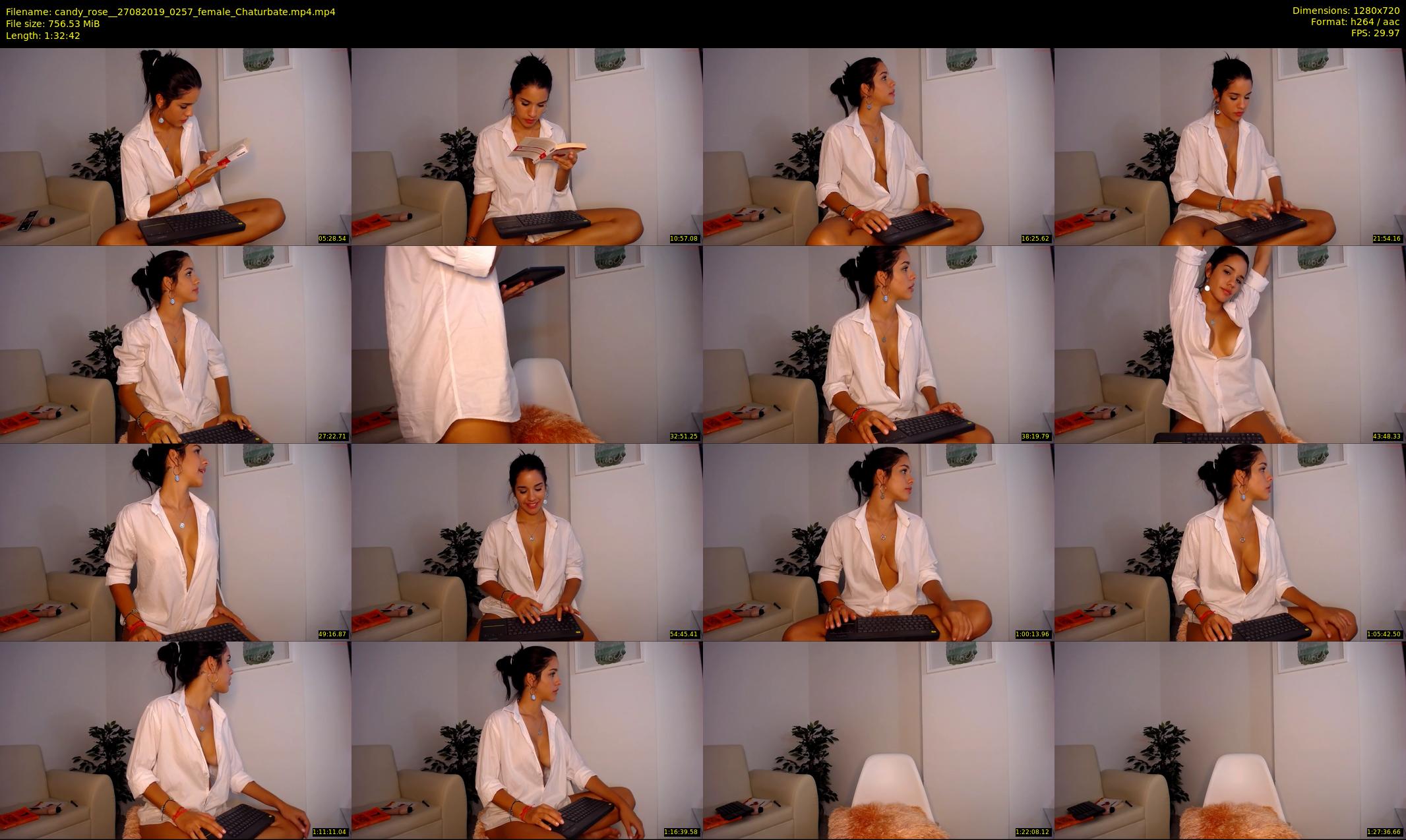 candy_rose_ — 93 minute Chaturbate female cam show recording, 720p, Aug 27, 2019