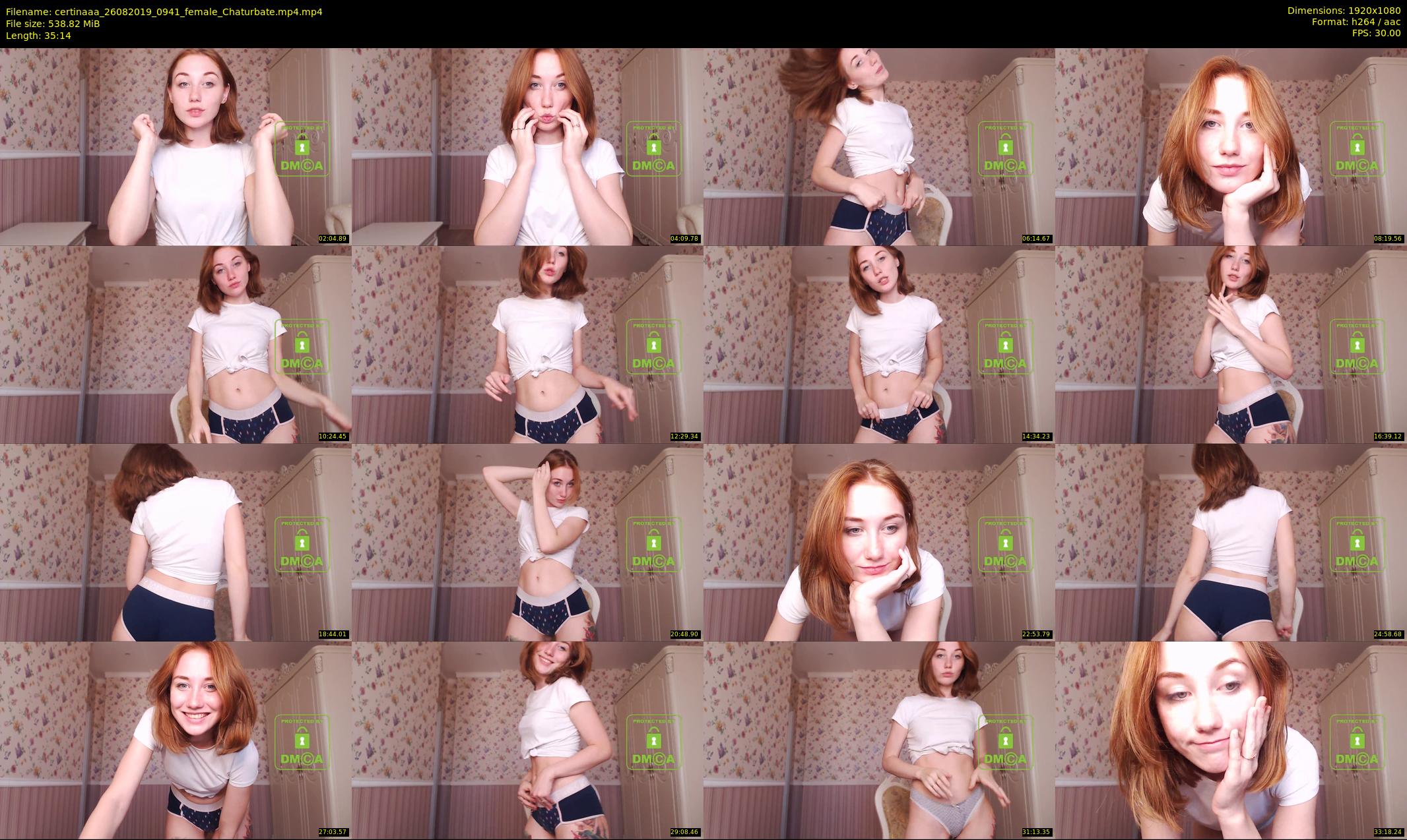certinaaa — 36 minute Chaturbate female cam show recording, 1080p, Aug 26, 2019