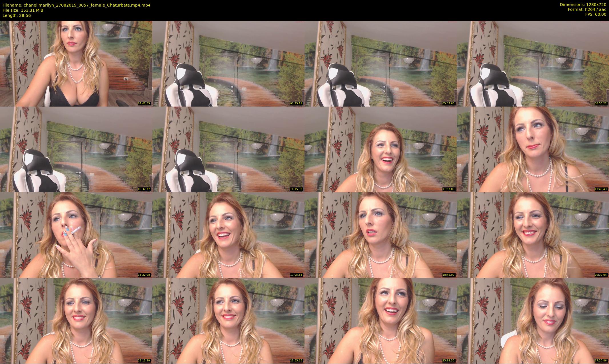 chanellmarilyn — 29 minute Chaturbate female cam show recording, 720p, Aug 27, 2019