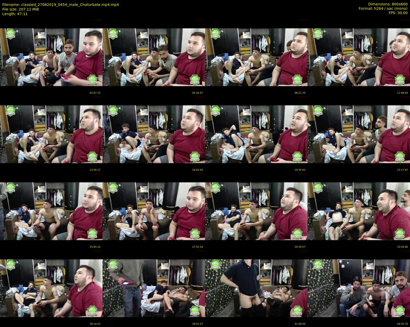 classied — 48 minute Chaturbate male cam show recording, 480p, Aug 27, 2019