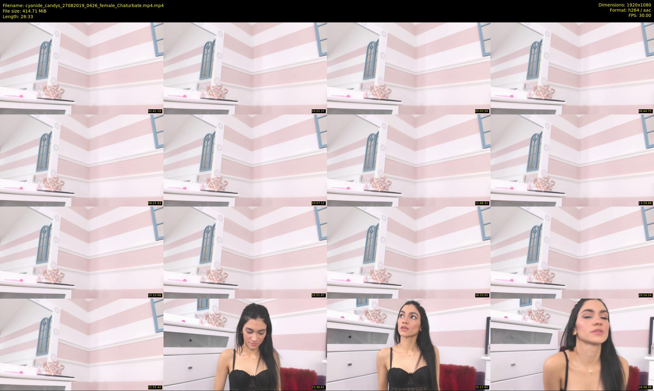 cyanide_candys — 29 minute Chaturbate female cam show recording, 1080p, Aug 27, 2019