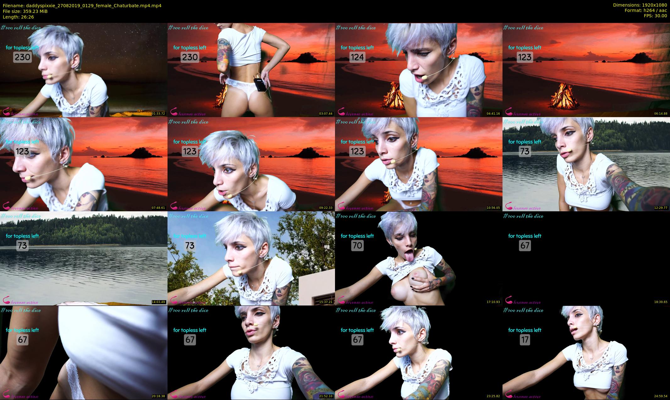 daddyspixxie — 27 minute Chaturbate female cam show recording, 1080p, Aug 27, 2019