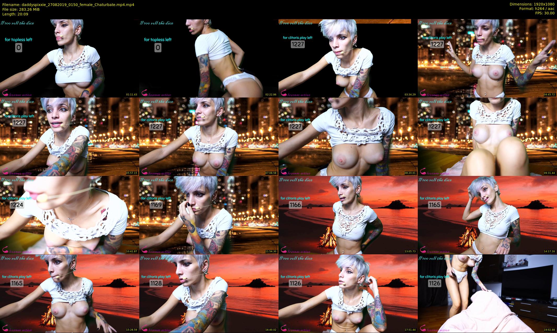 daddyspixxie — 21 minute Chaturbate female cam show recording, 1080p, Aug 27, 2019