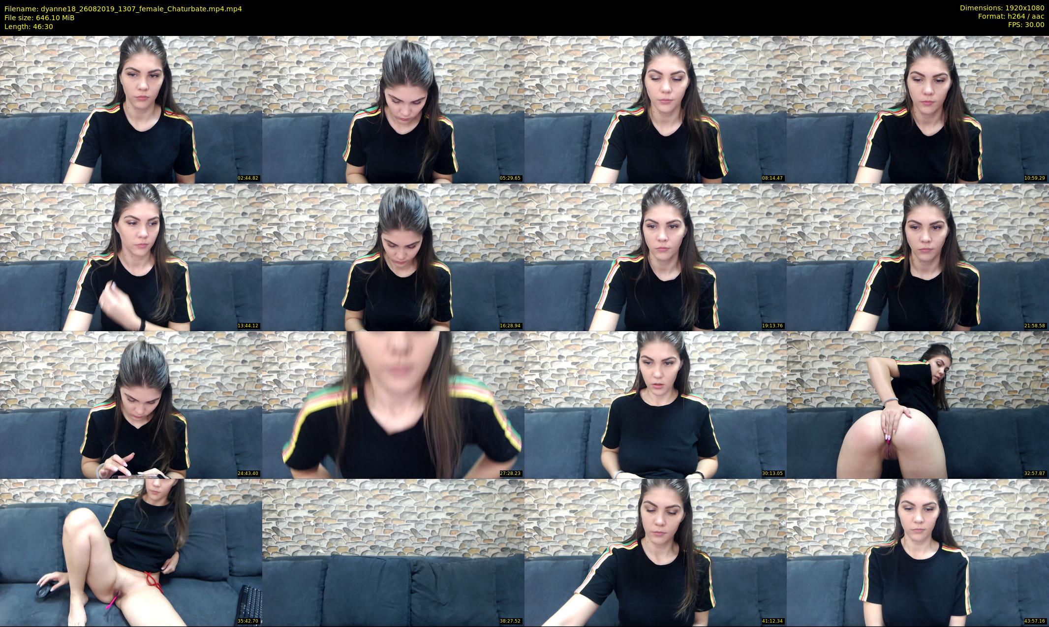 dyanne18 — 47 minute Chaturbate female cam show recording, 1080p, Aug 26, 2019