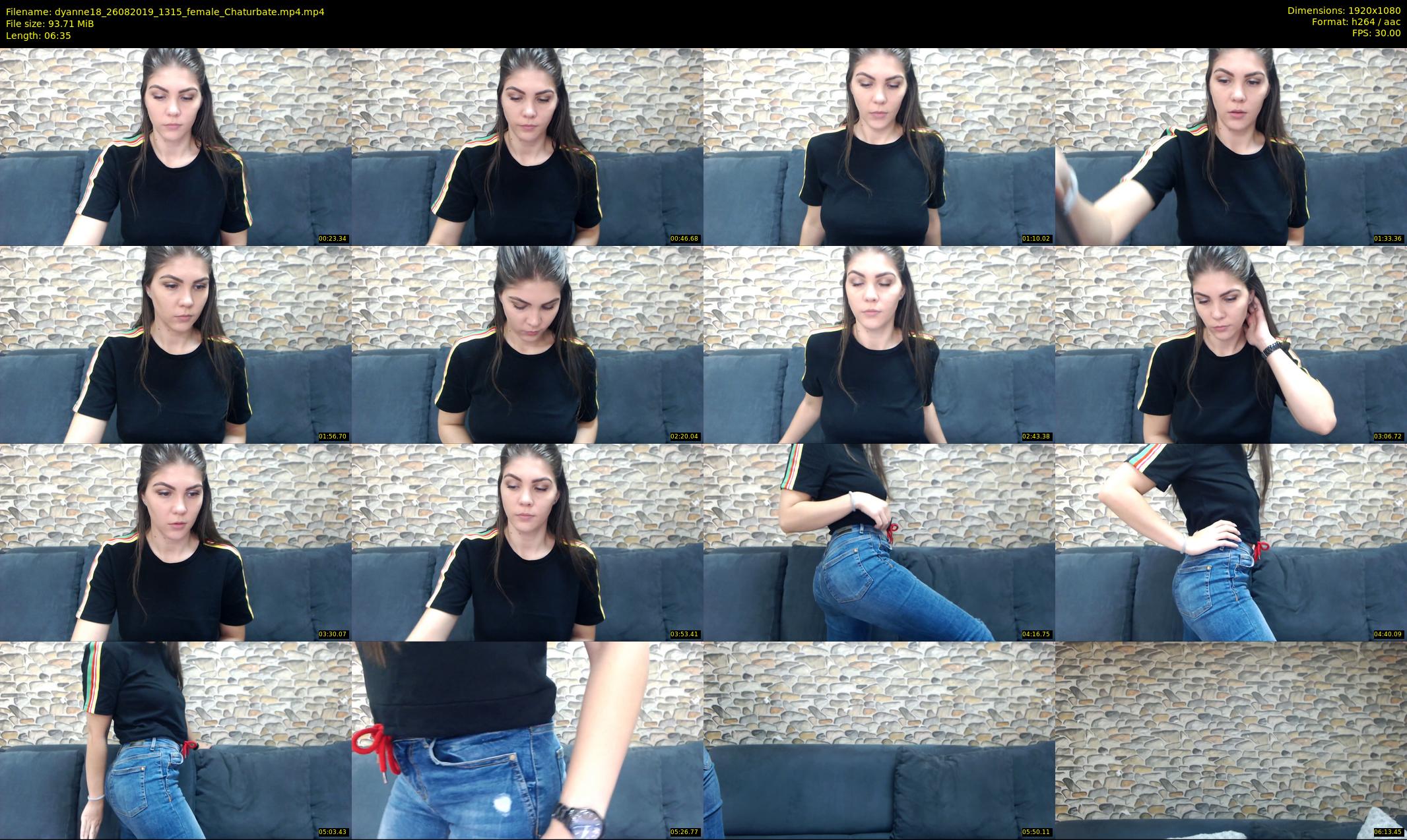 dyanne18 — 7 minute Chaturbate female cam show recording, 1080p, Aug 26, 2019
