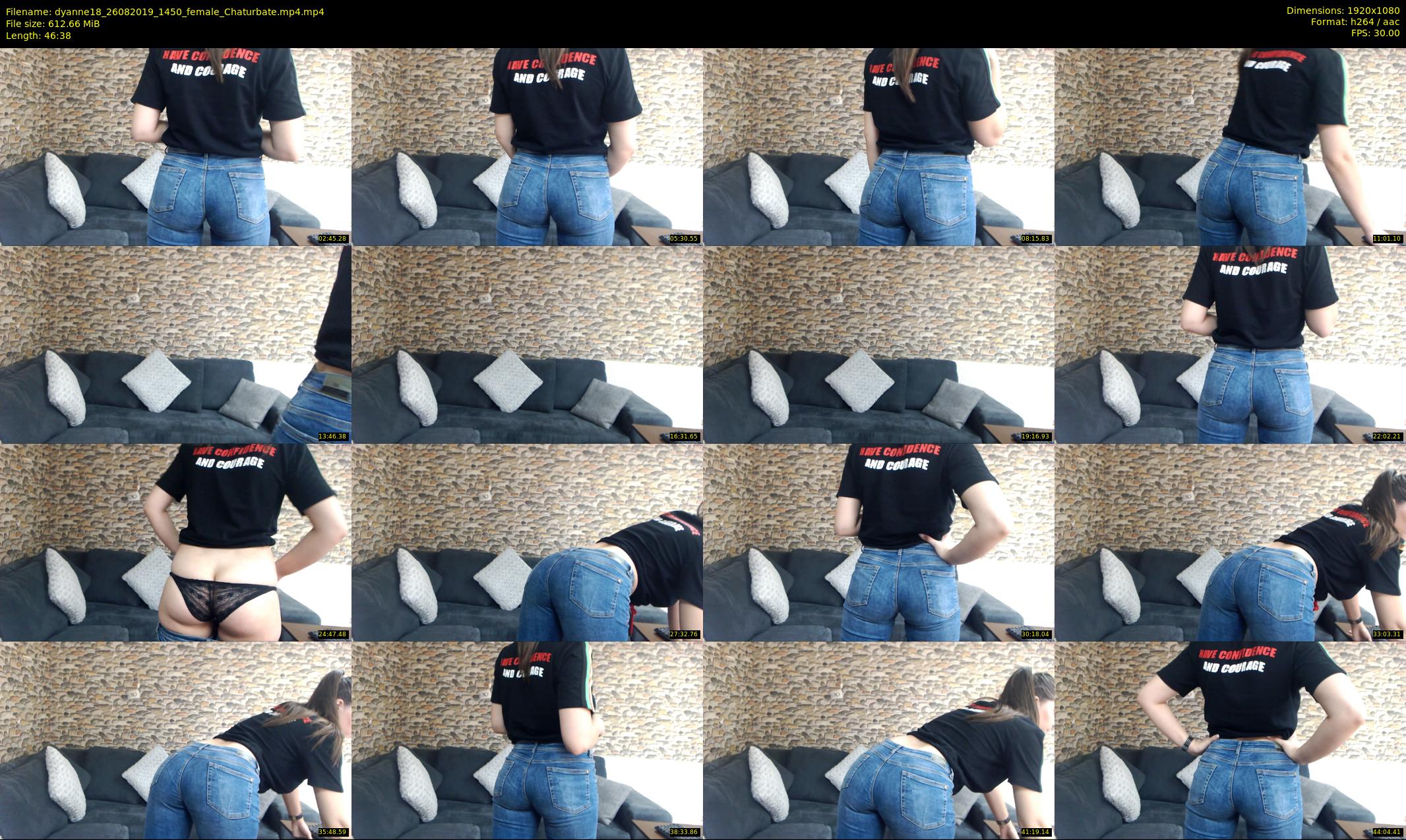 dyanne18 — 47 minute Chaturbate female cam show recording, 1080p, Aug 26, 2019