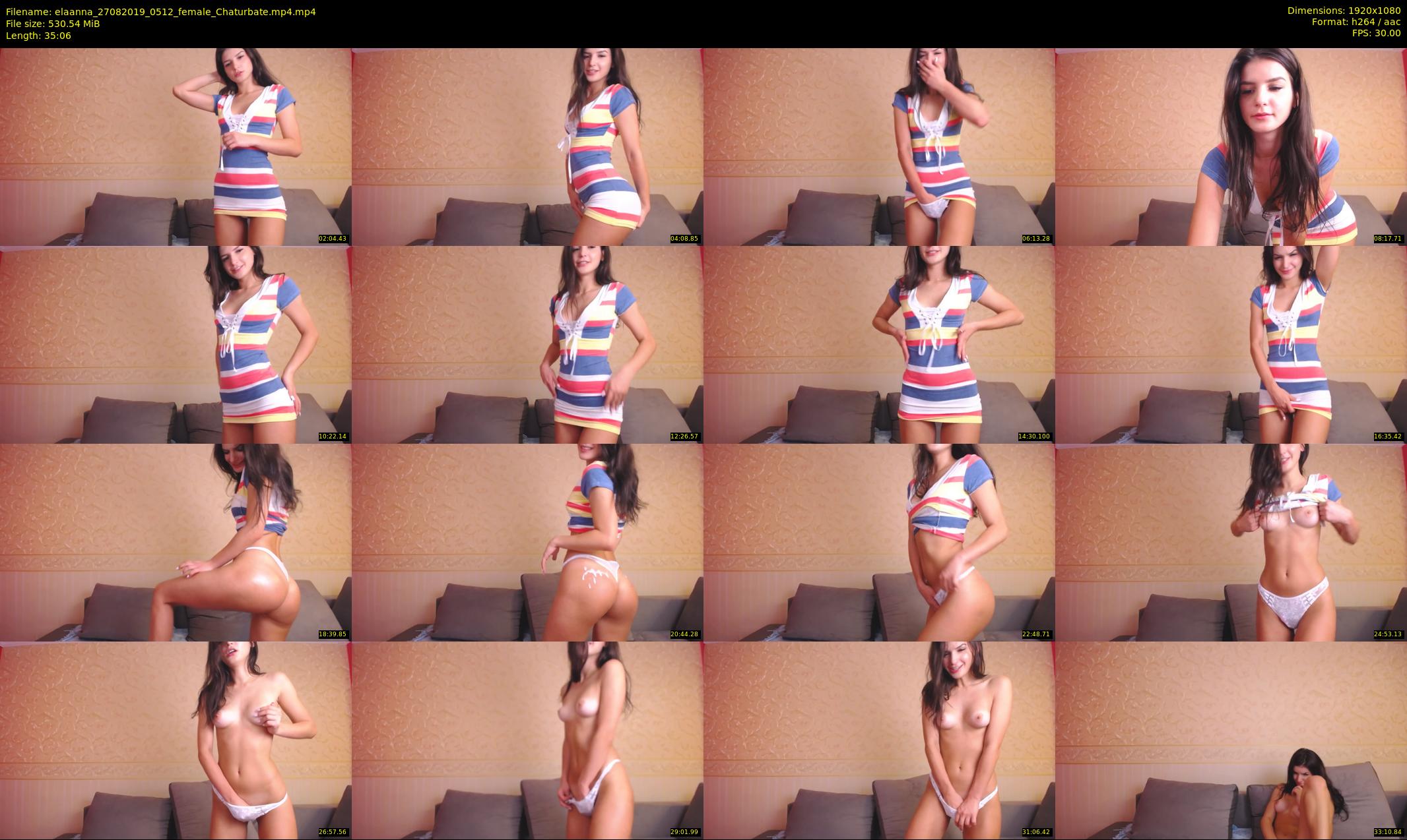 elaanna — 36 minute Chaturbate female cam show recording, 1080p, Aug 27, 2019