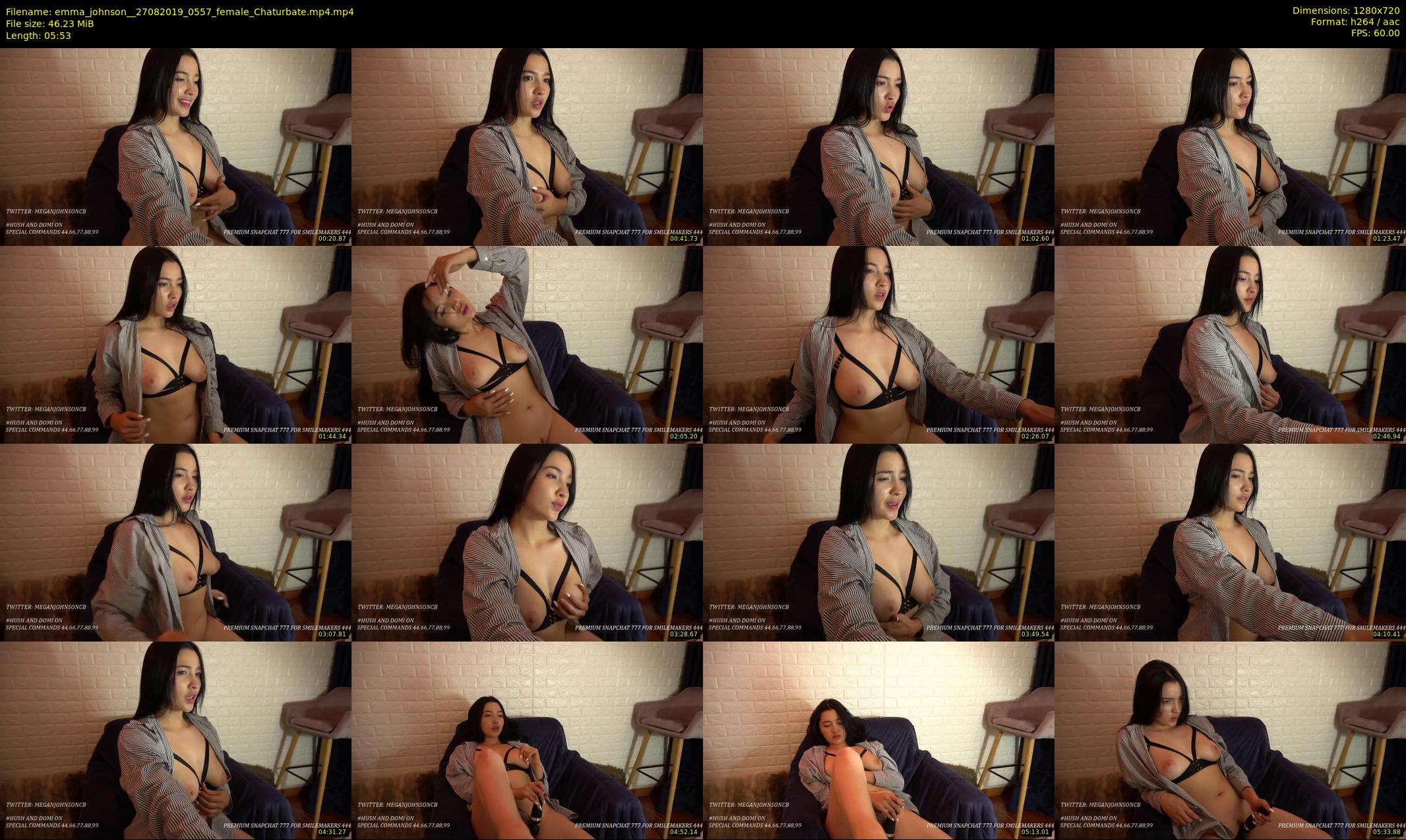 emma_johnson_ — 6 minute Chaturbate female cam show recording, 720p, Aug 27, 2019