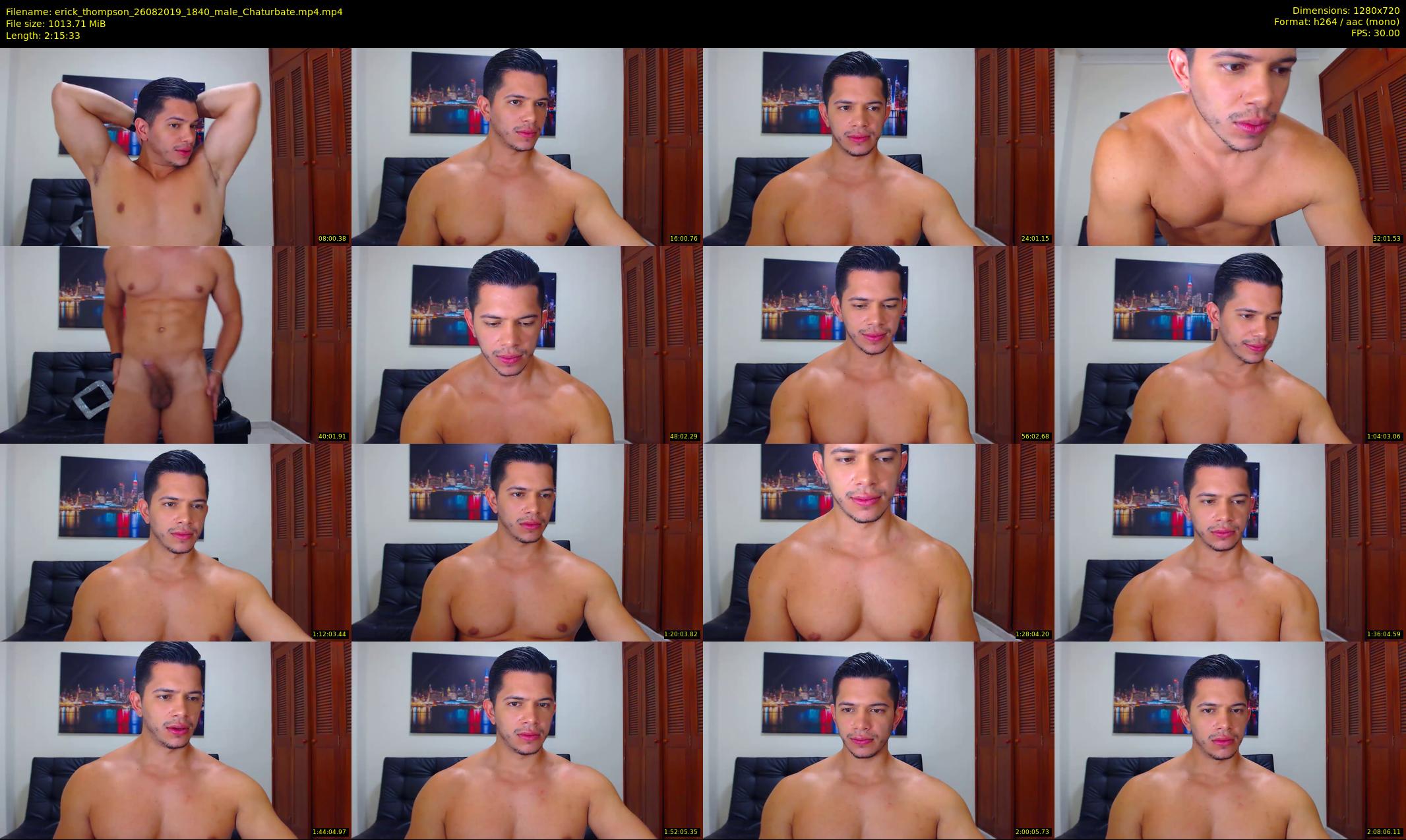 erick_thompson — 136 minute Chaturbate male cam show recording, 720p, Aug 26, 2019