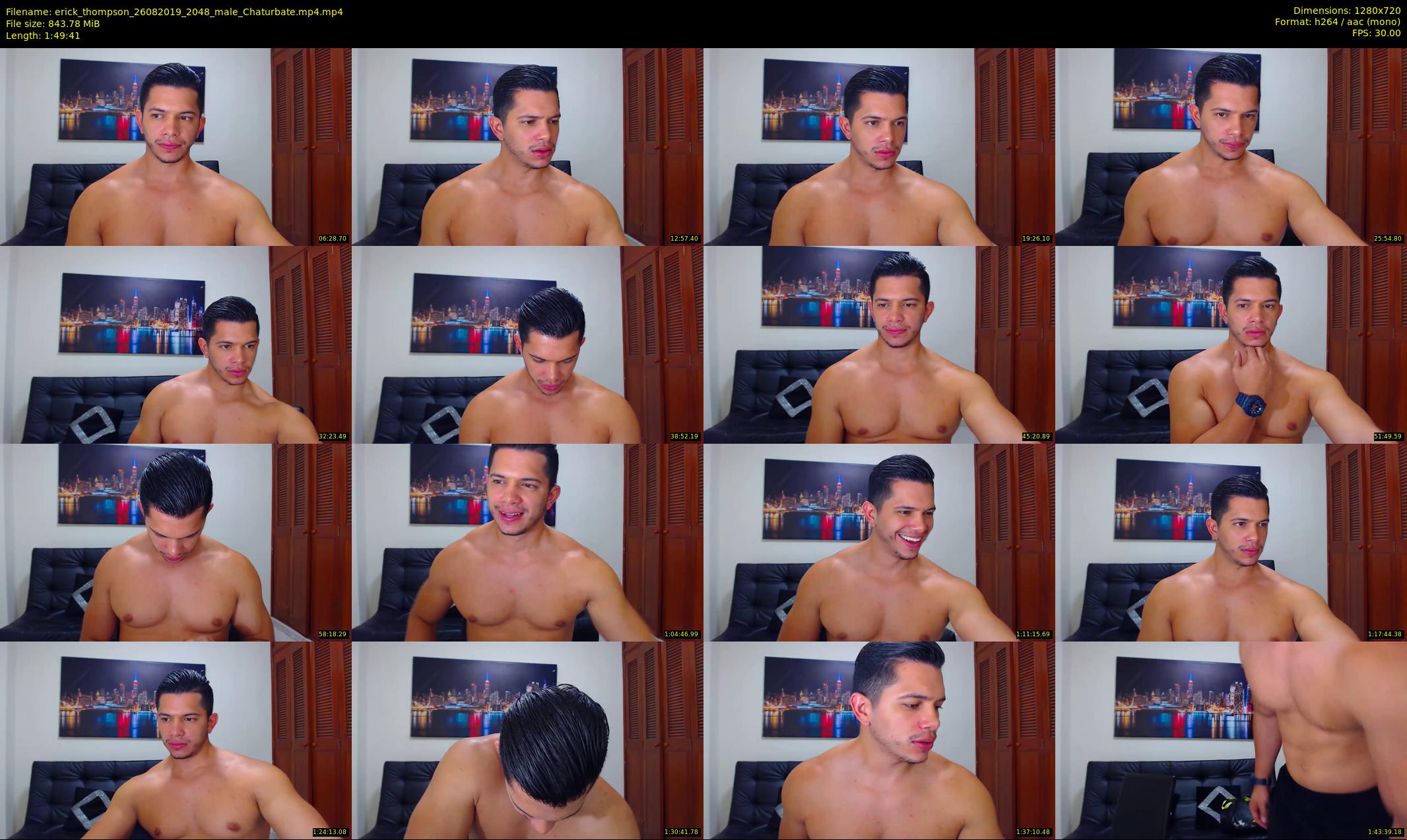 erick_thompson — 110 minute Chaturbate male cam show recording, 720p, Aug 26, 2019