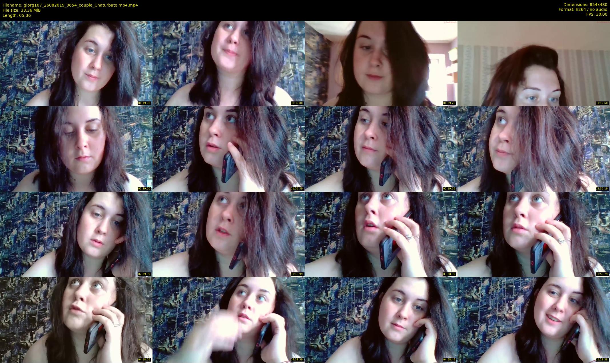 giorg107 — 6 minute Chaturbate couple cam show recording, 480p, Aug 26, 2019