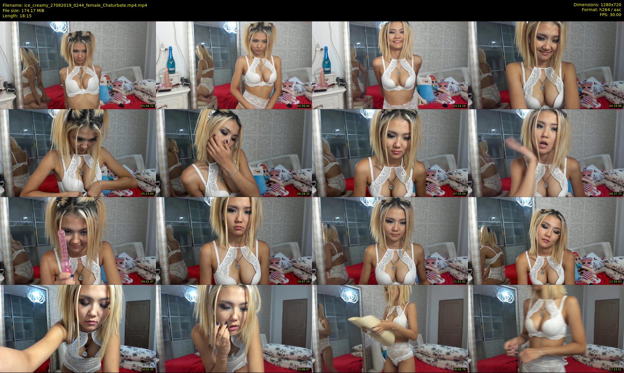 ice_creamy — 19 minute Chaturbate female cam show recording, 720p, Aug 27, 2019