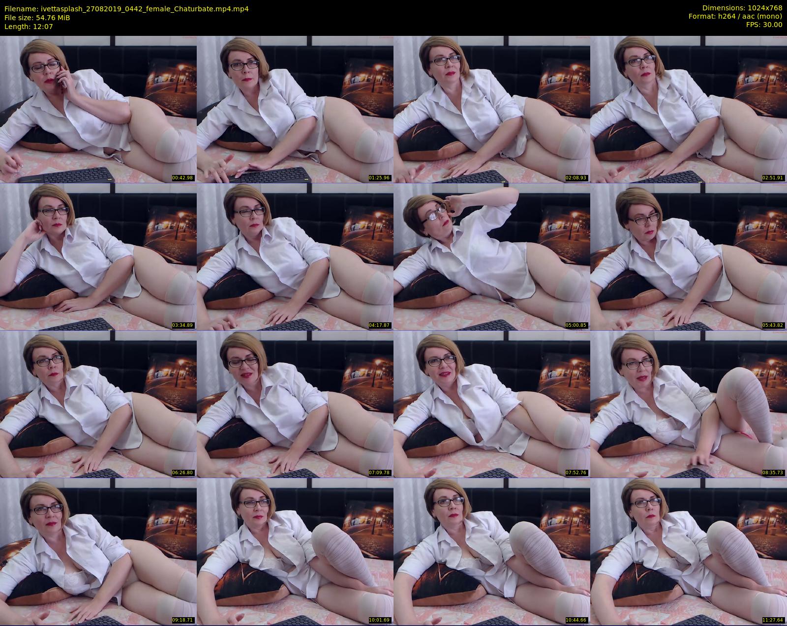 ivettasplash — 13 minute Chaturbate female cam show recording, 720p, Aug 27, 2019