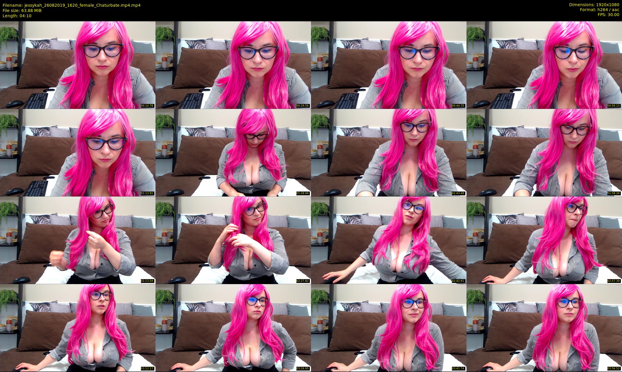 jessykah — 5 minute Chaturbate female cam show recording, 1080p, Aug 26, 2019