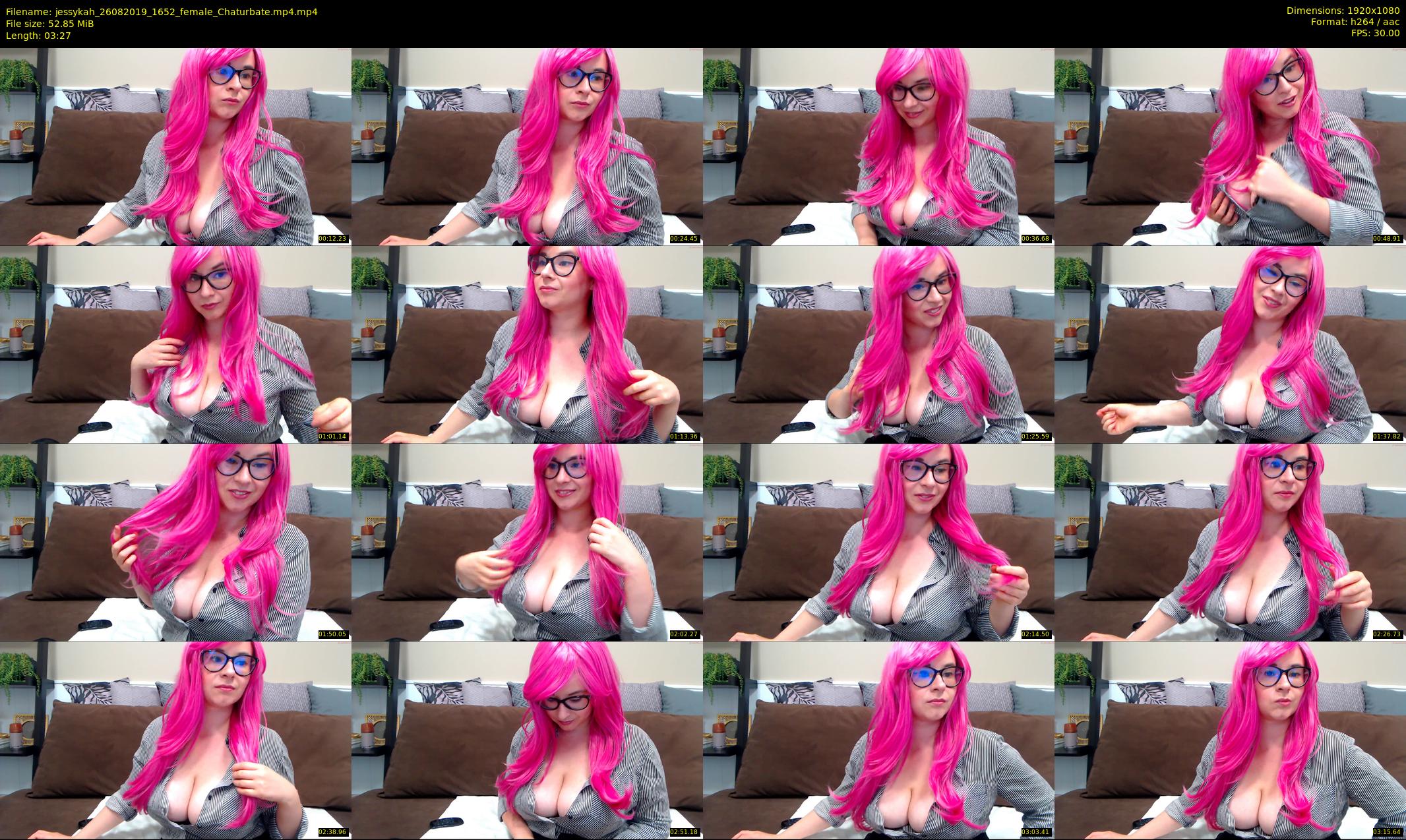jessykah — 4 minute Chaturbate female cam show recording, 1080p, Aug 26, 2019