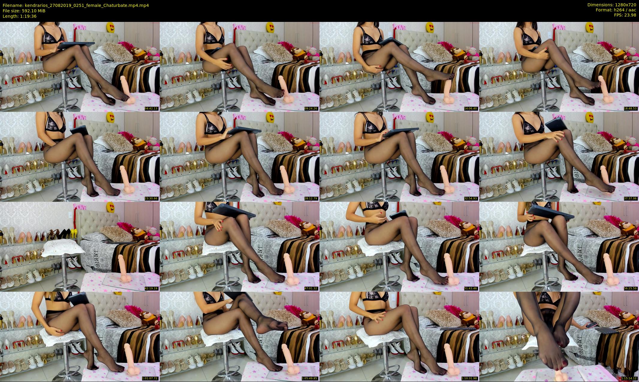 kendrarios — 80 minute Chaturbate female cam show recording, 720p, Aug 27, 2019