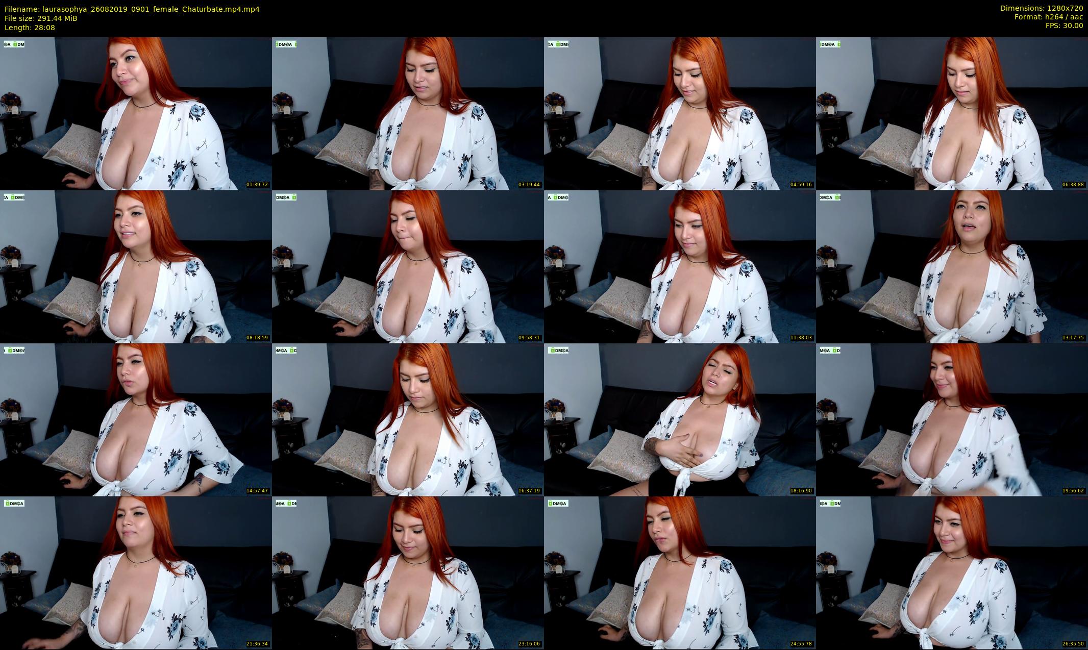 laurasophya — 29 minute Chaturbate female cam show recording, 720p, Aug 26, 2019