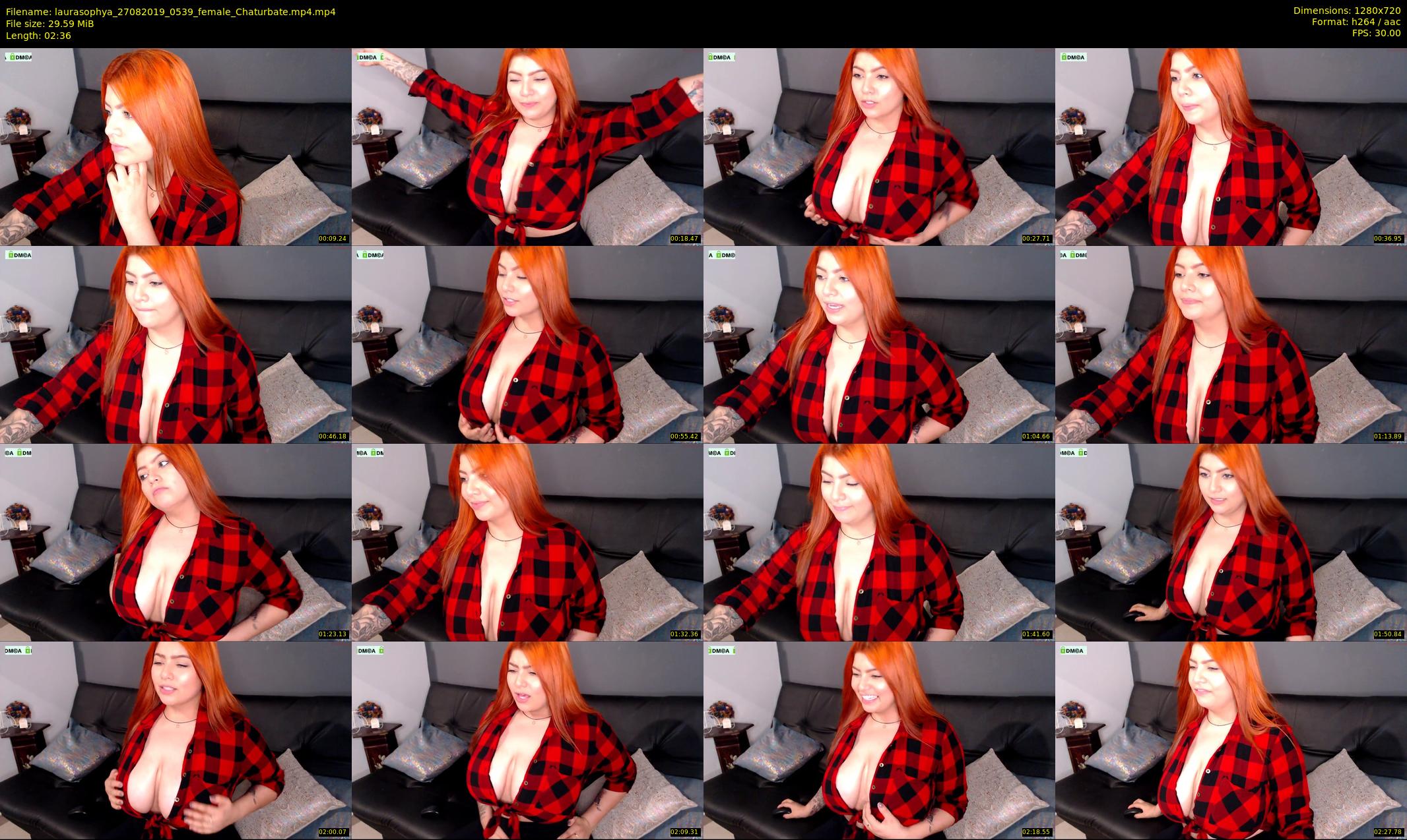laurasophya — 3 minute Chaturbate female cam show recording, 720p, Aug 27, 2019