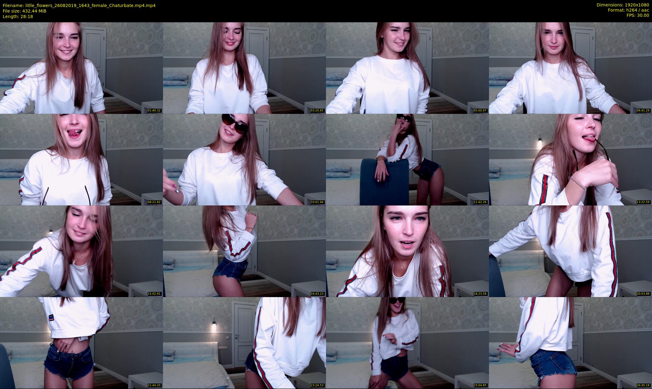 litlle_flowers — 29 minute Chaturbate female cam show recording, 1080p, Aug 26, 2019