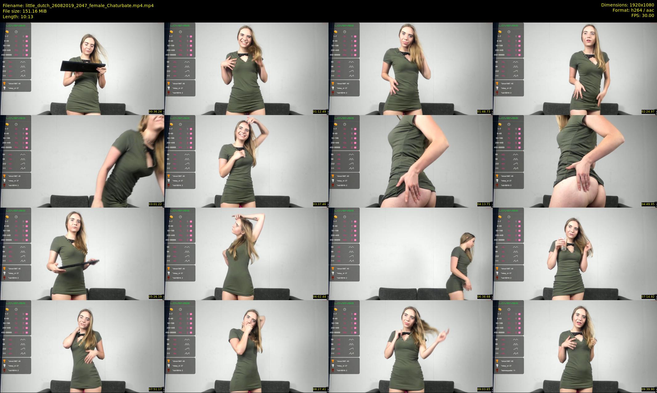 little_dutch — 11 minute Chaturbate female cam show recording, 1080p, Aug 26, 2019