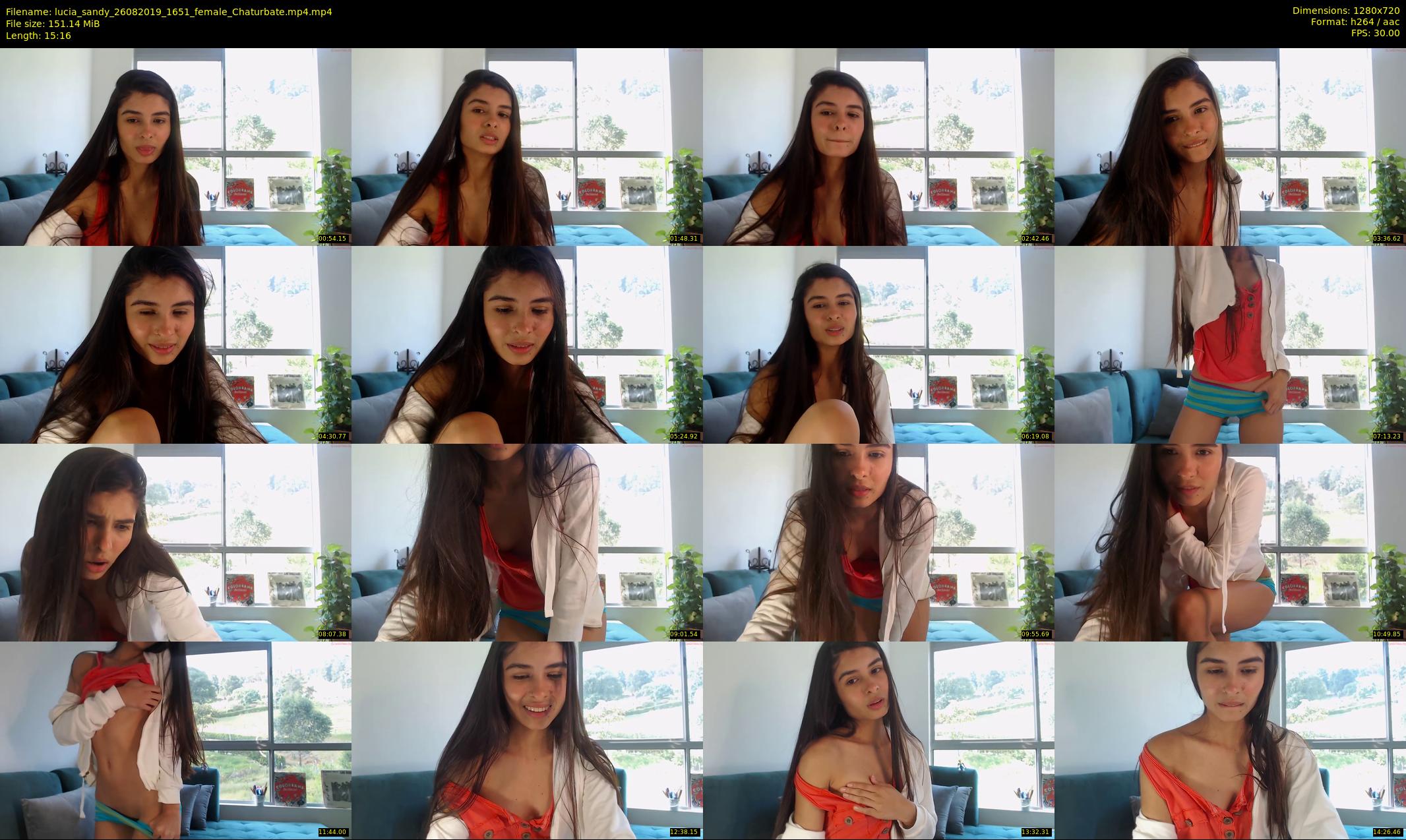 lucia_sandy — 16 minute Chaturbate female cam show recording, 720p, Aug 26, 2019