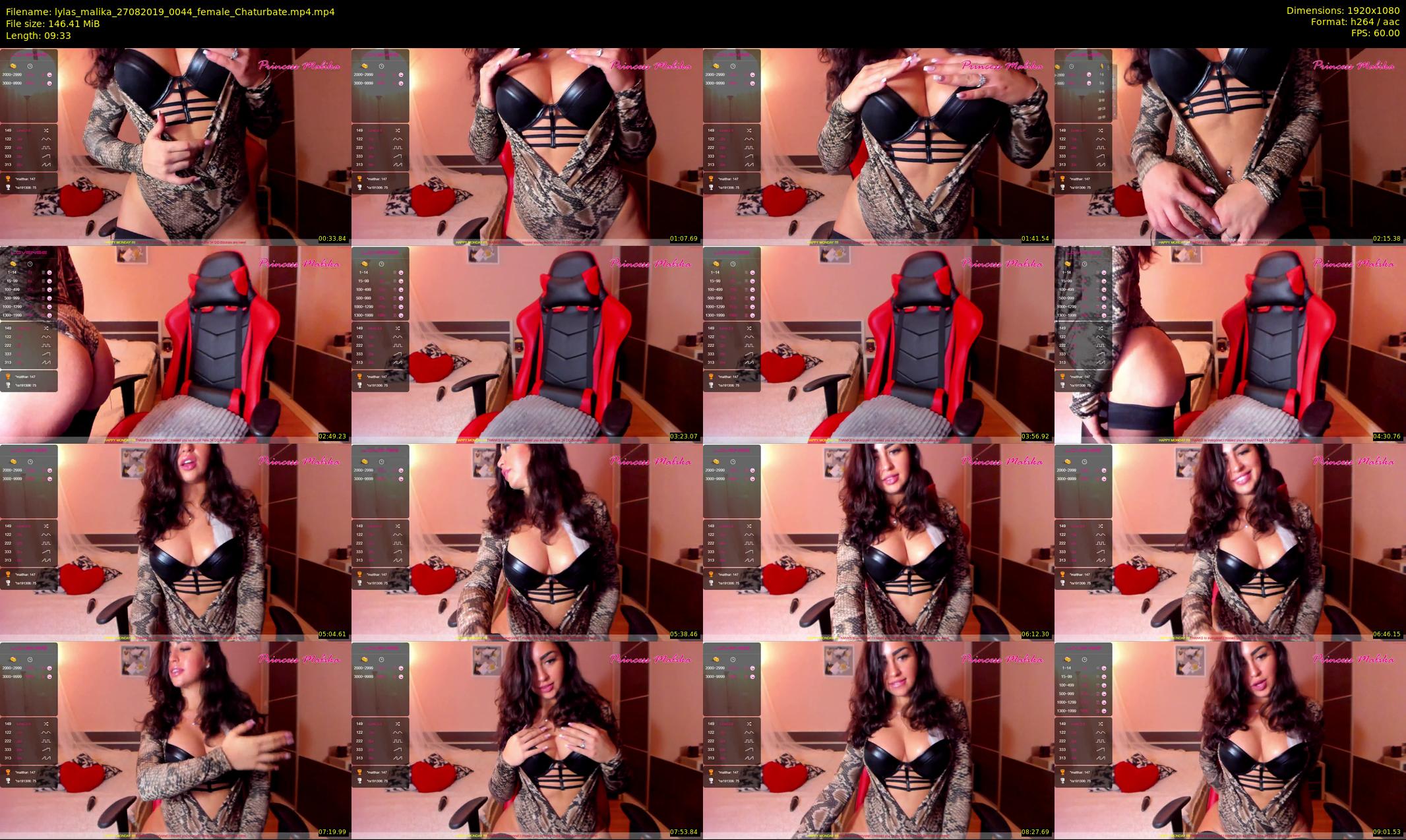 lylas_malika — 10 minute Chaturbate female cam show recording, 1080p, Aug 27, 2019