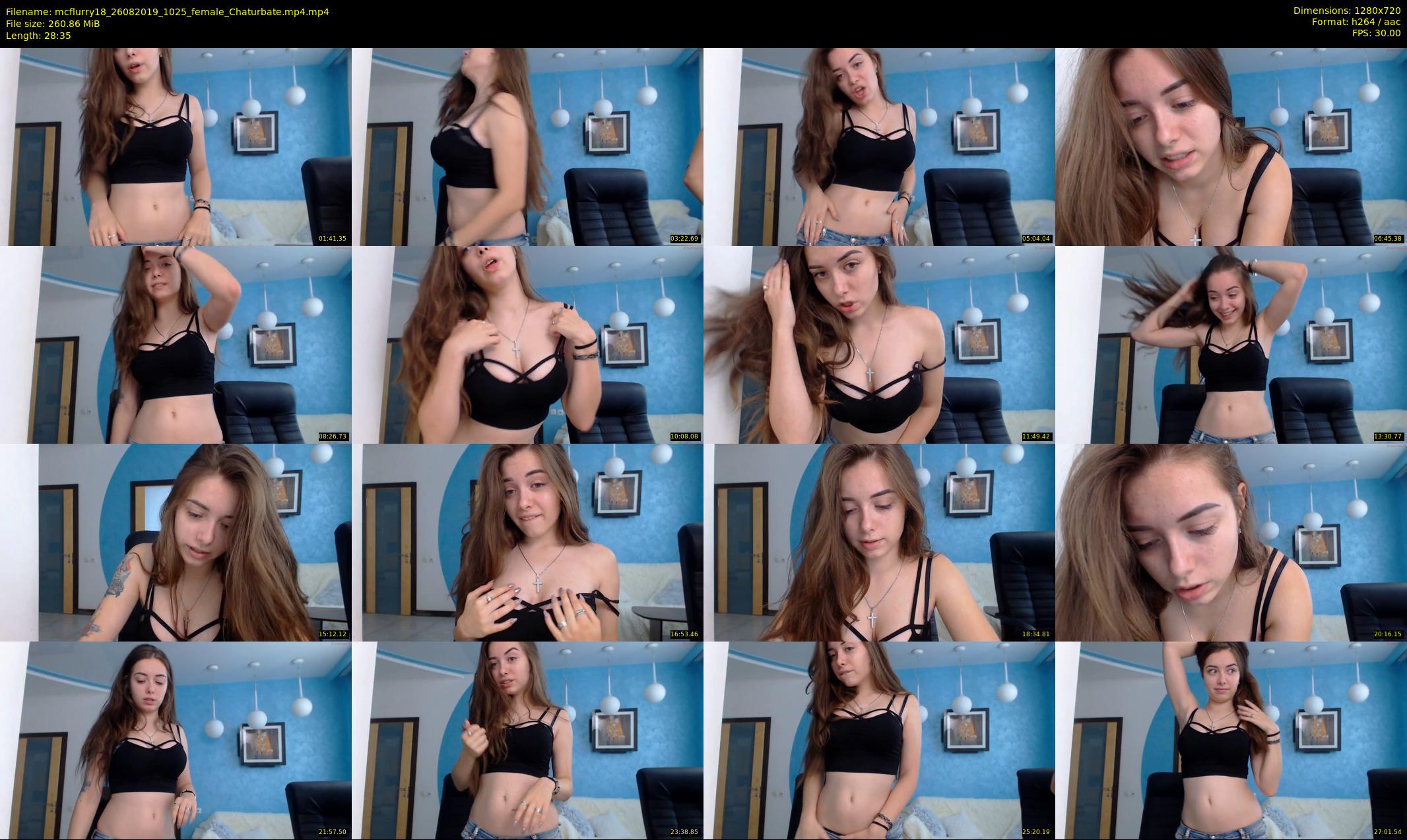 mcflurry18 — 29 minute Chaturbate female cam show recording, 720p, Aug 26, 2019