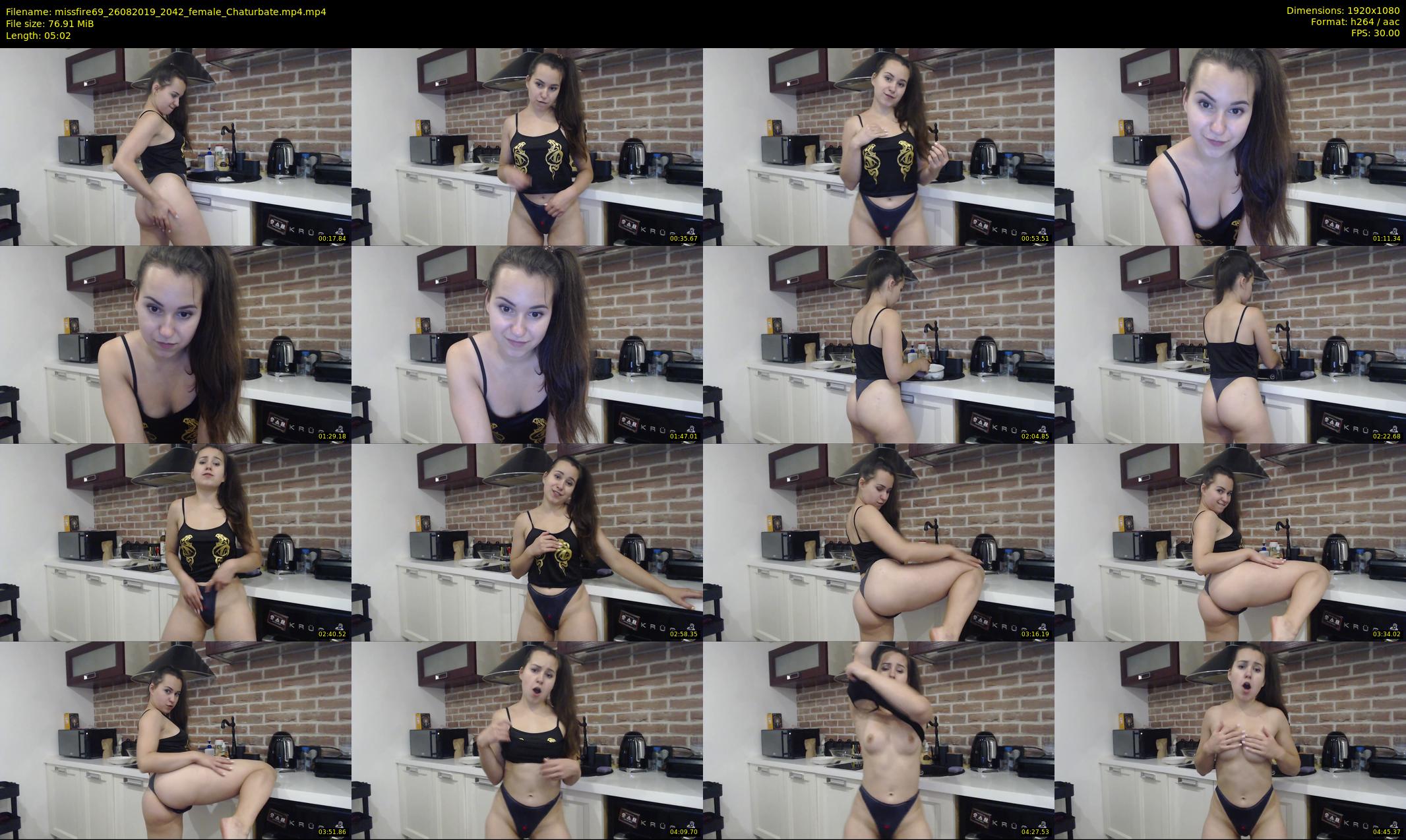 missfire69 — 6 minute Chaturbate female cam show recording, 1080p, Aug 26, 2019