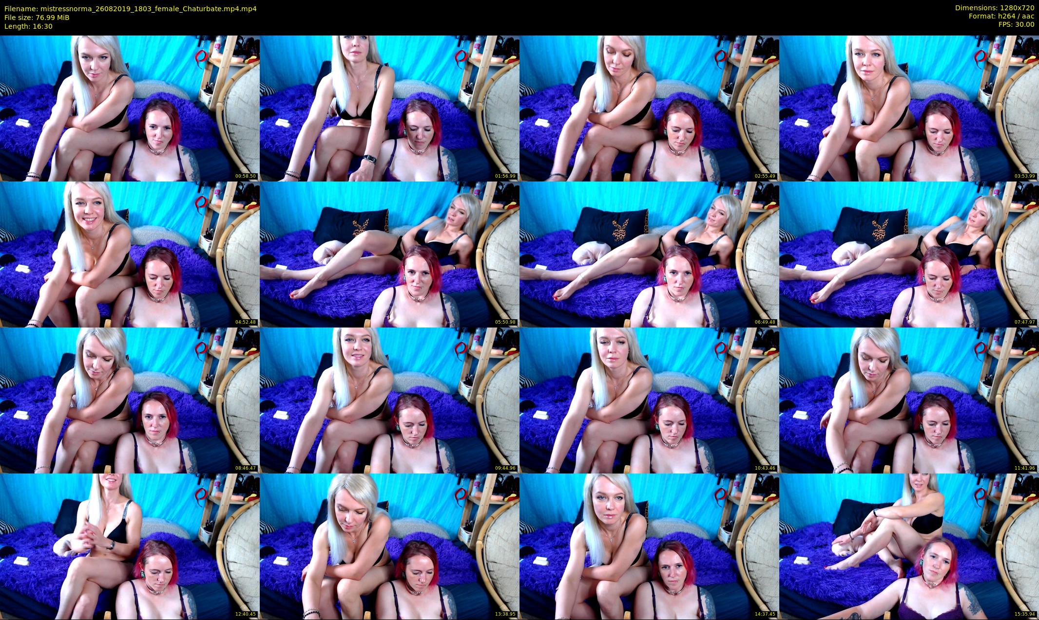 mistressnorma — 17 minute Chaturbate female cam show recording, 720p, Aug 26, 2019