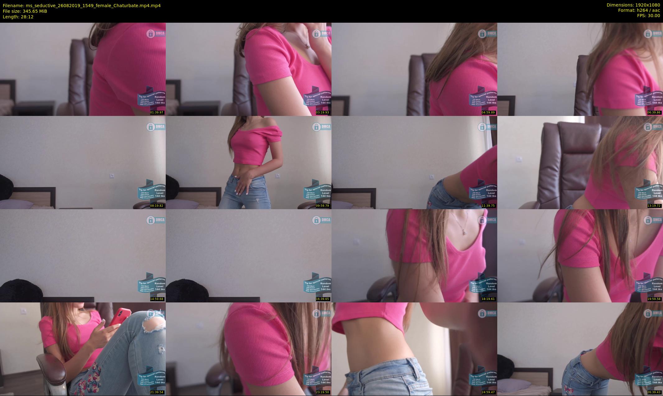 ms_seductive — 29 minute Chaturbate female cam show recording, 1080p, Aug 26, 2019