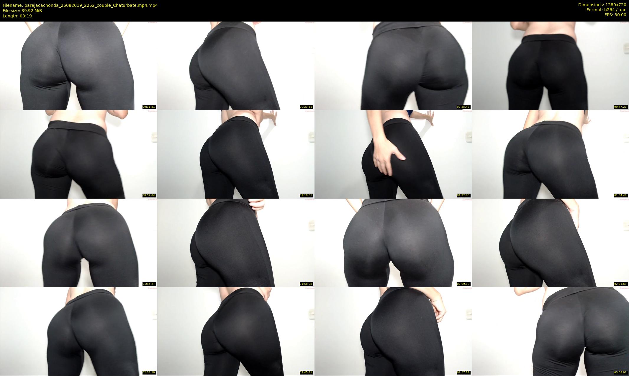 parejacachonda — 4 minute Chaturbate couple cam show recording, 720p, Aug 26, 2019