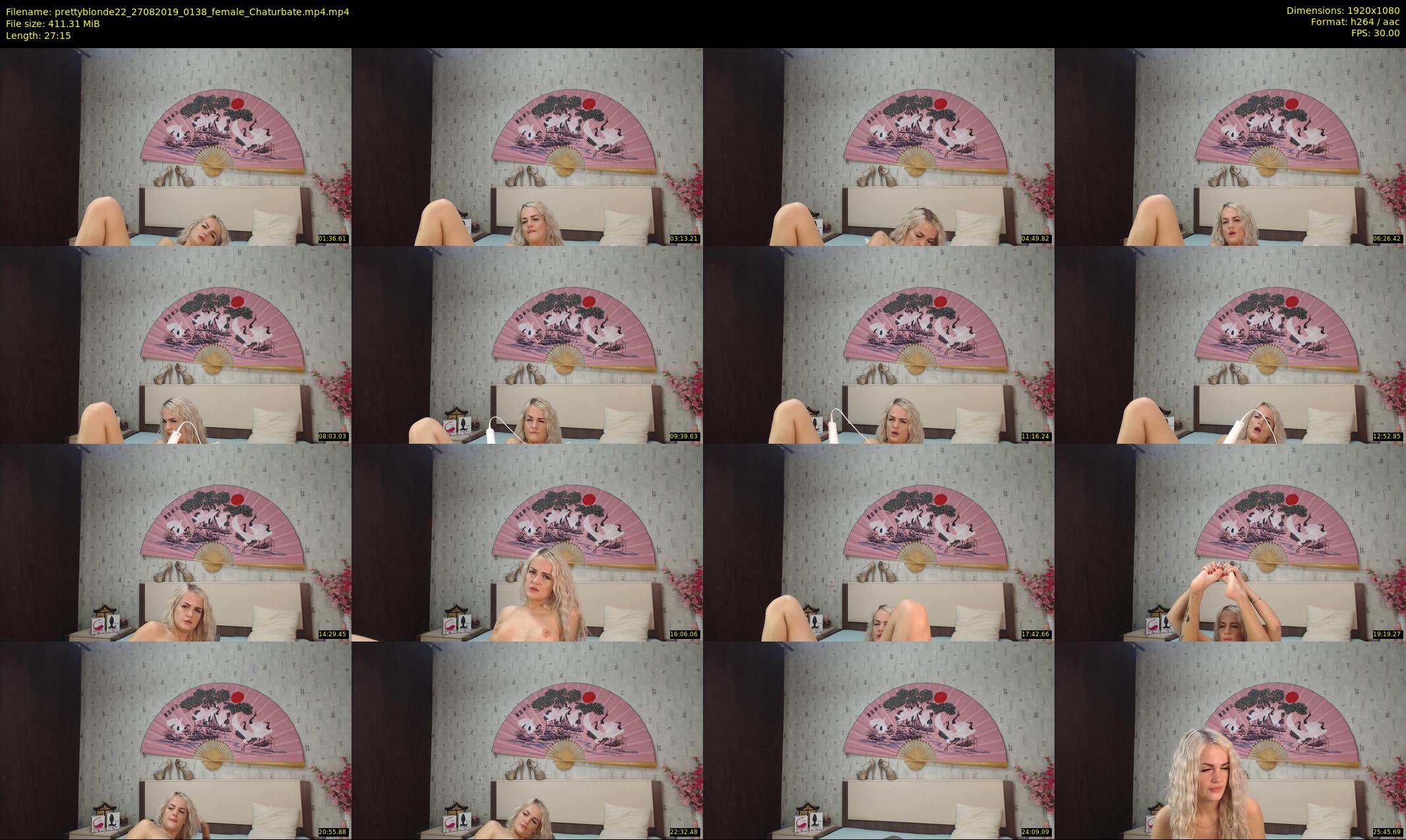 prettyblonde22 — 28 minute Chaturbate female cam show recording, 1080p, Aug 27, 2019