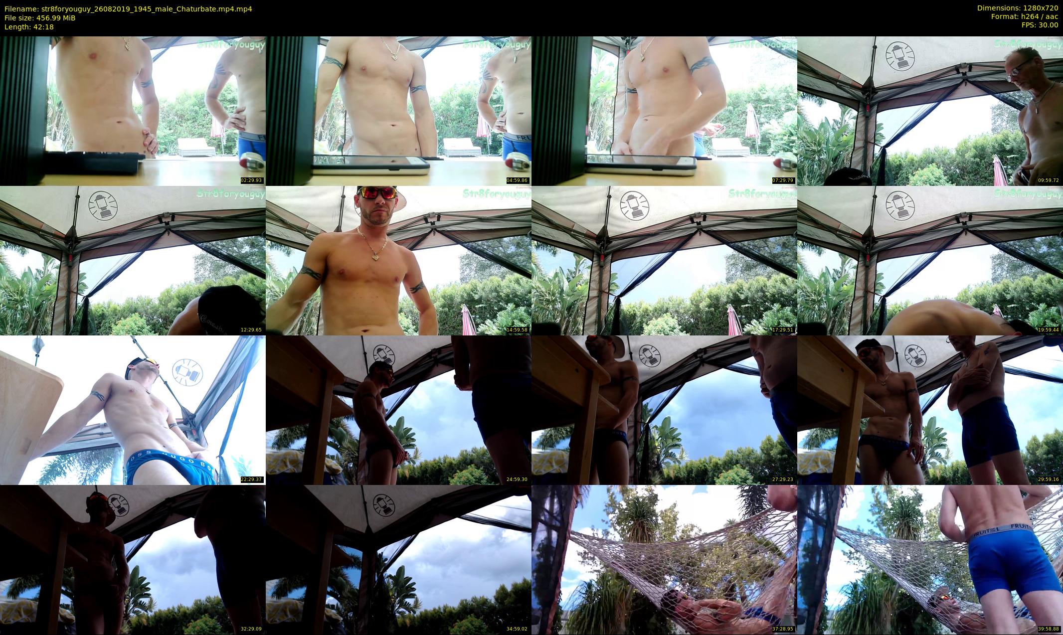 str8foryouguy — 43 minute Chaturbate male cam show recording, 720p, Aug 26, 2019