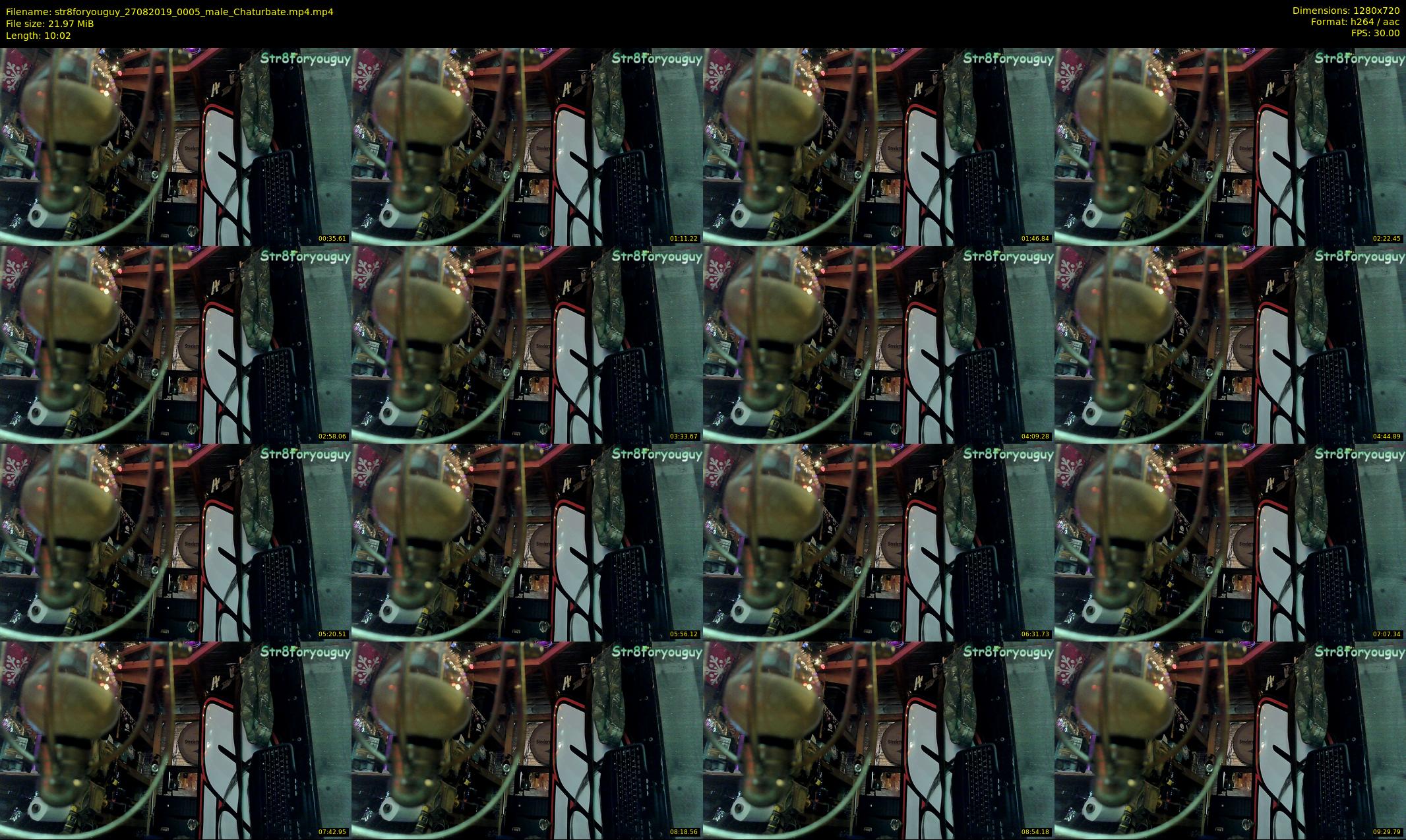 str8foryouguy — 11 minute Chaturbate male cam show recording, 720p, Aug 27, 2019