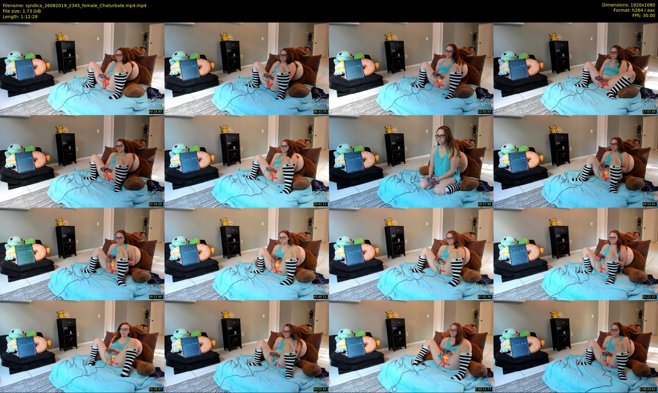 syndica — 73 minute Chaturbate female cam show recording, 1080p, Aug 26, 2019