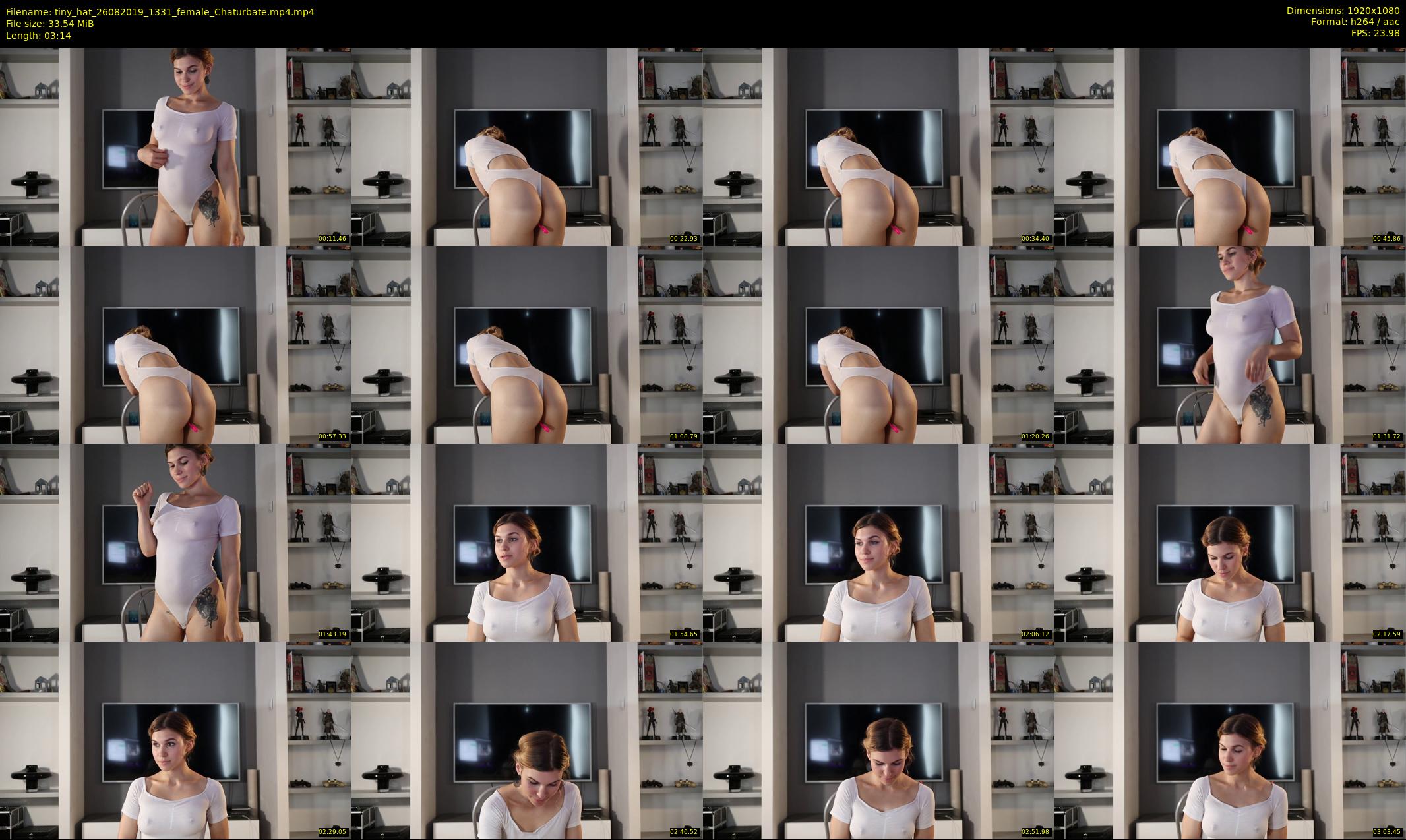 tiny_hat — 4 minute Chaturbate female cam show recording, 1080p, Aug 26, 2019