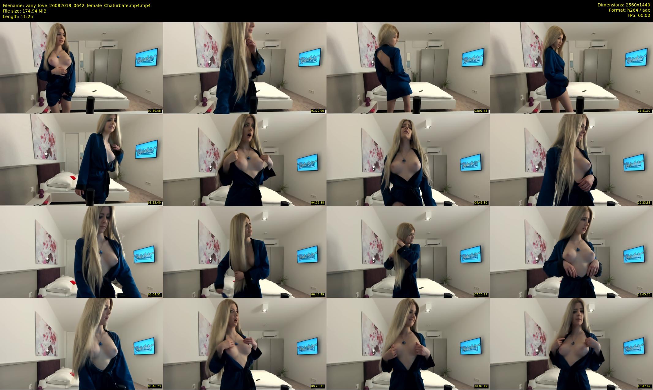 vany_love — 12 minute Chaturbate female cam show recording, 1080p, Aug 26, 2019