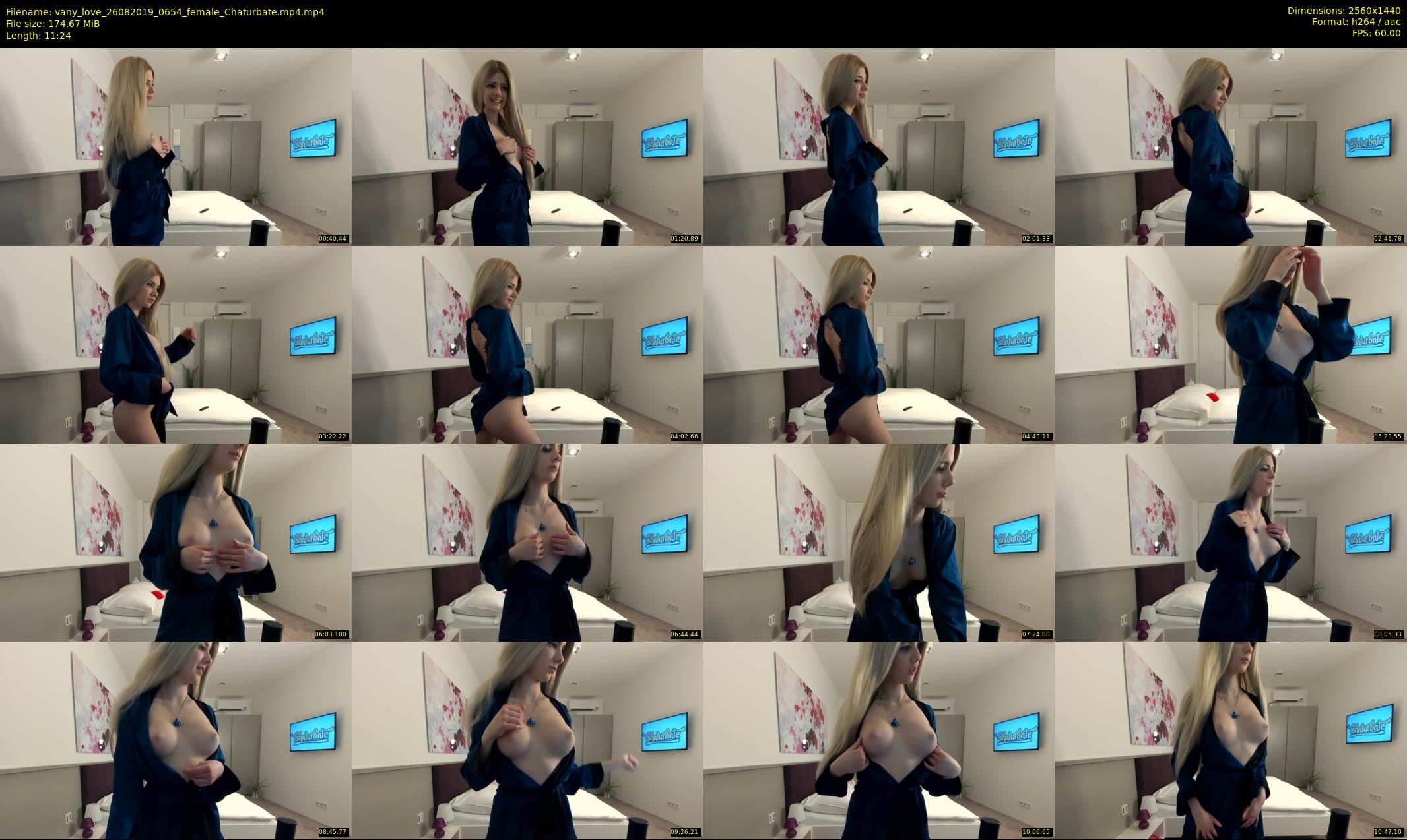 vany_love — 12 minute Chaturbate female cam show recording, 1080p, Aug 26, 2019