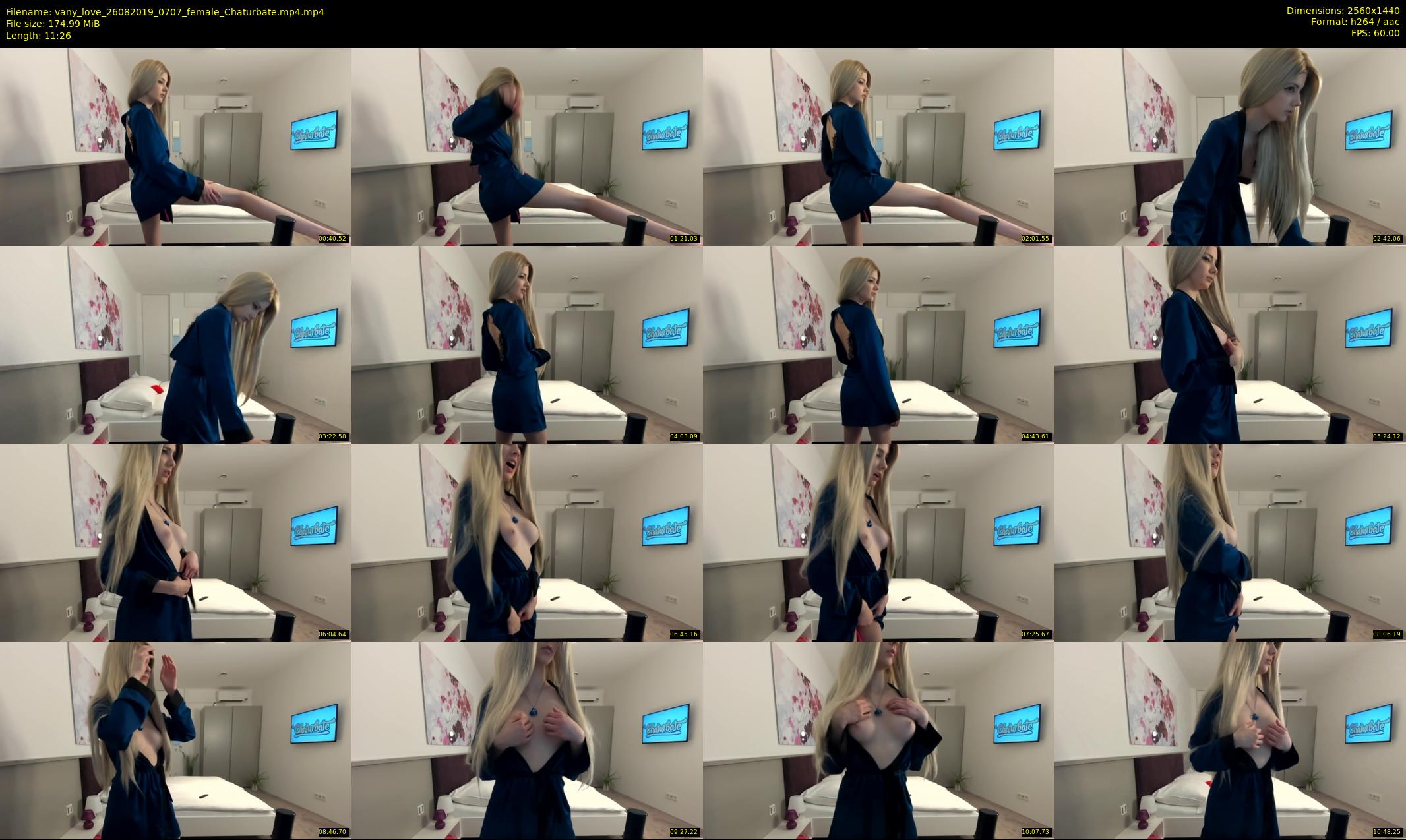 vany_love — 12 minute Chaturbate female cam show recording, 1080p, Aug 26, 2019