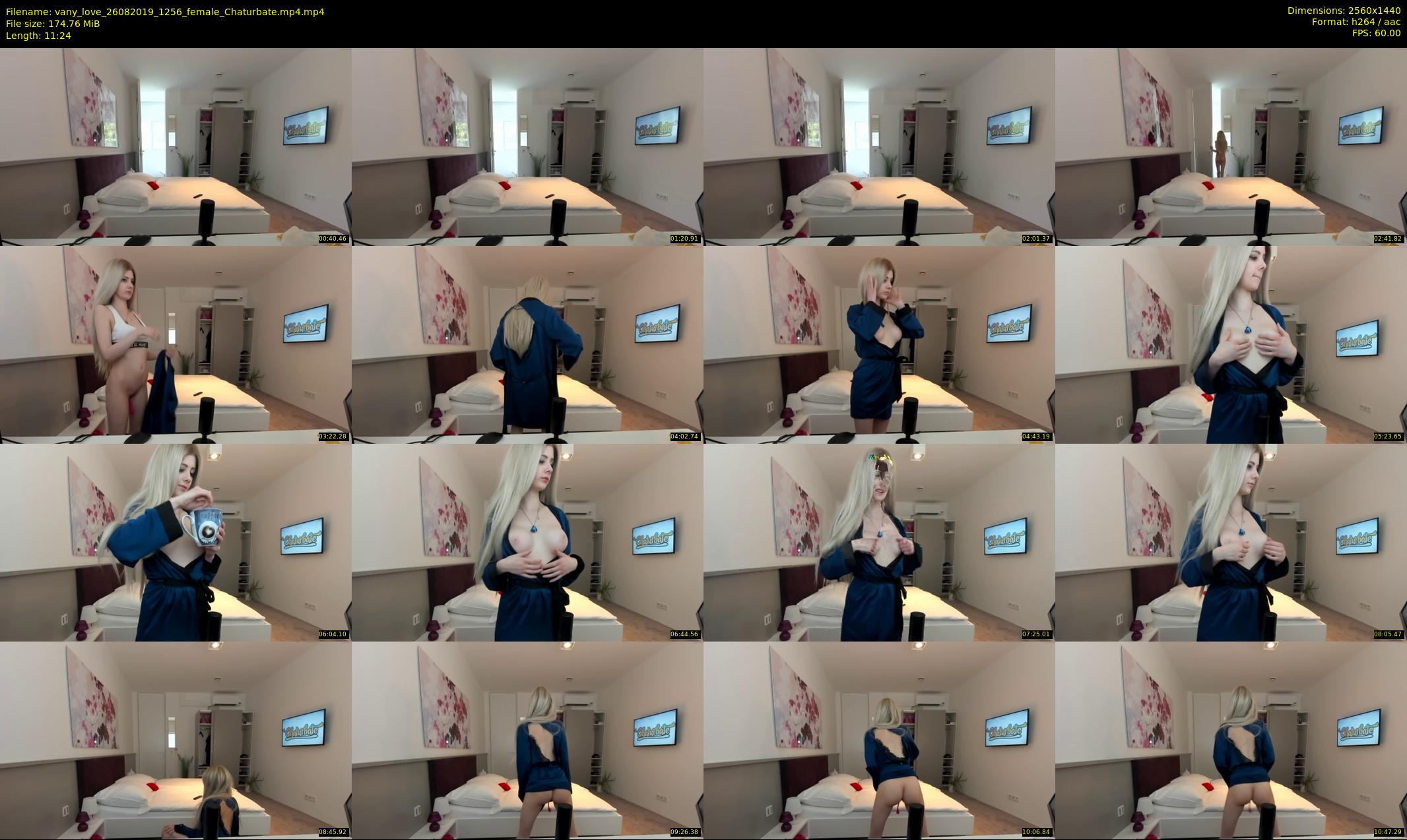 vany_love — 12 minute Chaturbate female cam show recording, 1080p, Aug 26, 2019