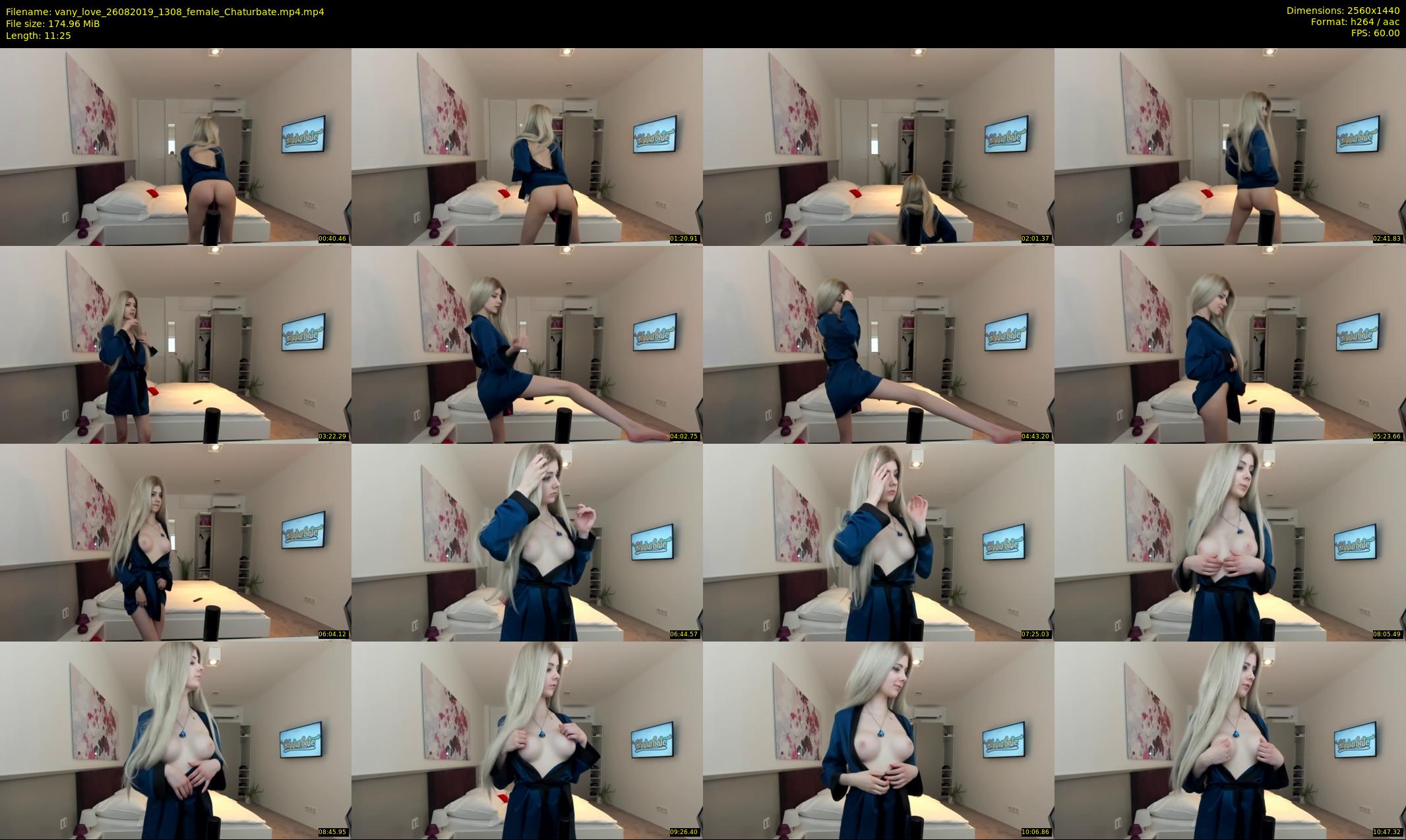 vany_love — 12 minute Chaturbate female cam show recording, 1080p, Aug 26, 2019