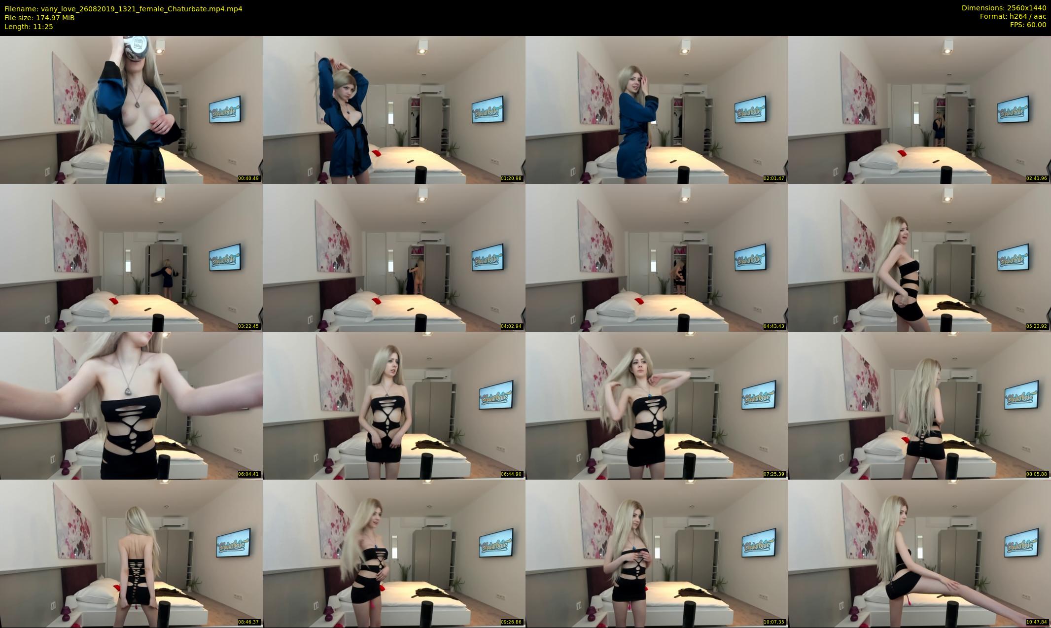 vany_love — 12 minute Chaturbate female cam show recording, 1080p, Aug 26, 2019