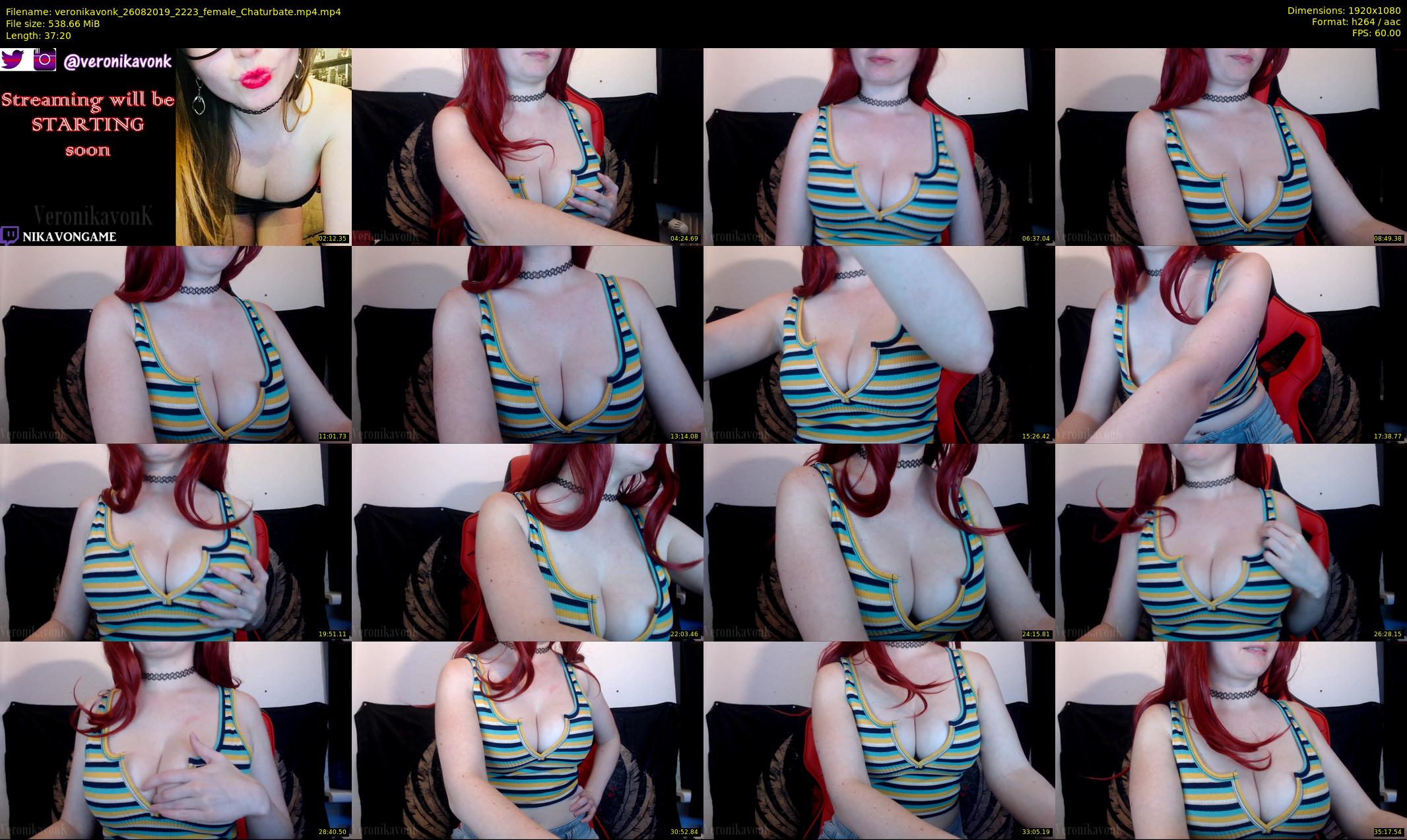 veronikavonk — 38 minute Chaturbate female cam show recording, 1080p, Aug 26, 2019