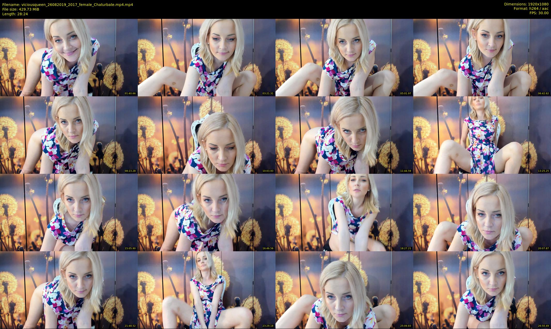 viciousqueen — 29 minute Chaturbate female cam show recording, 1080p, Aug 26, 2019