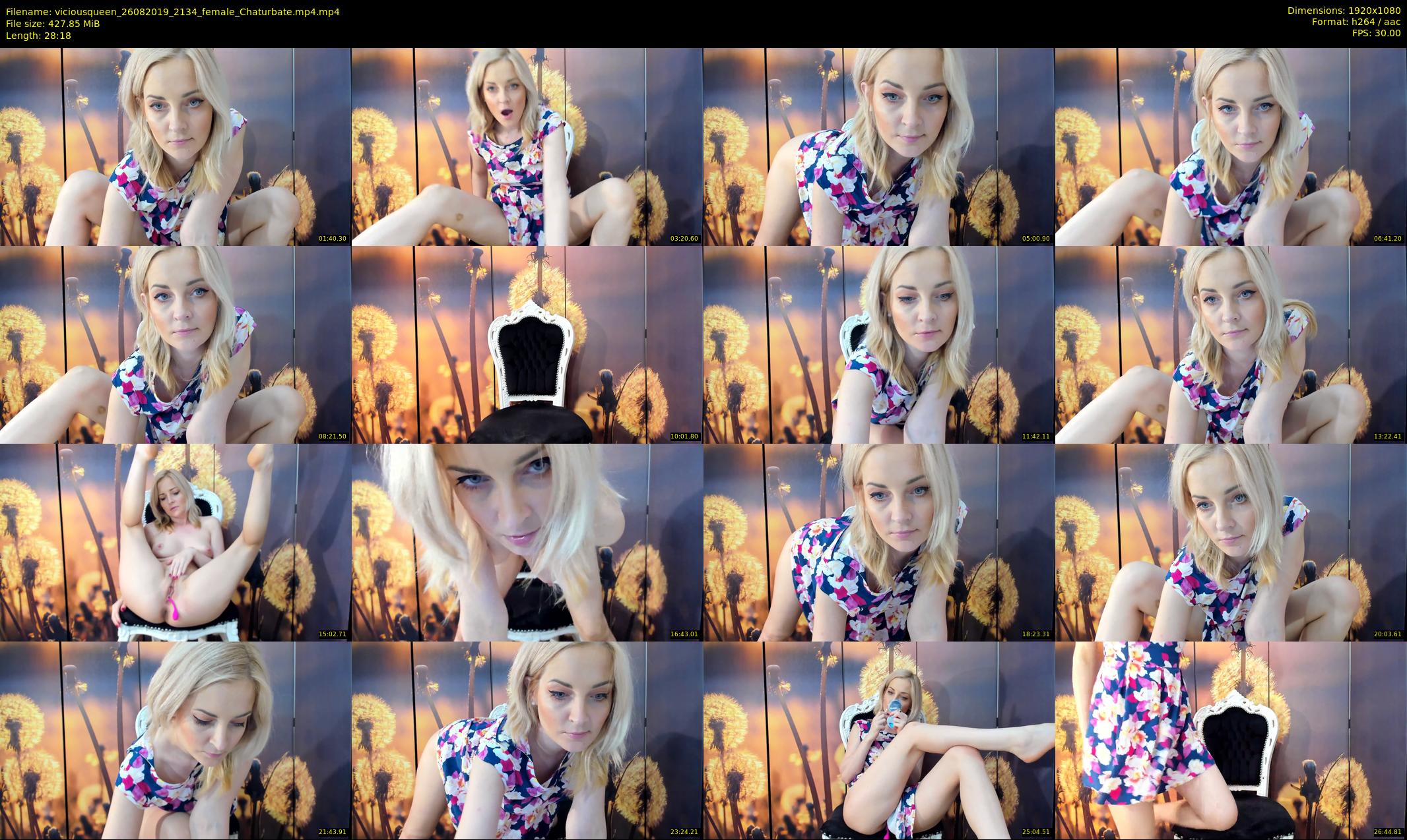 viciousqueen — 29 minute Chaturbate female cam show recording, 1080p, Aug 26, 2019
