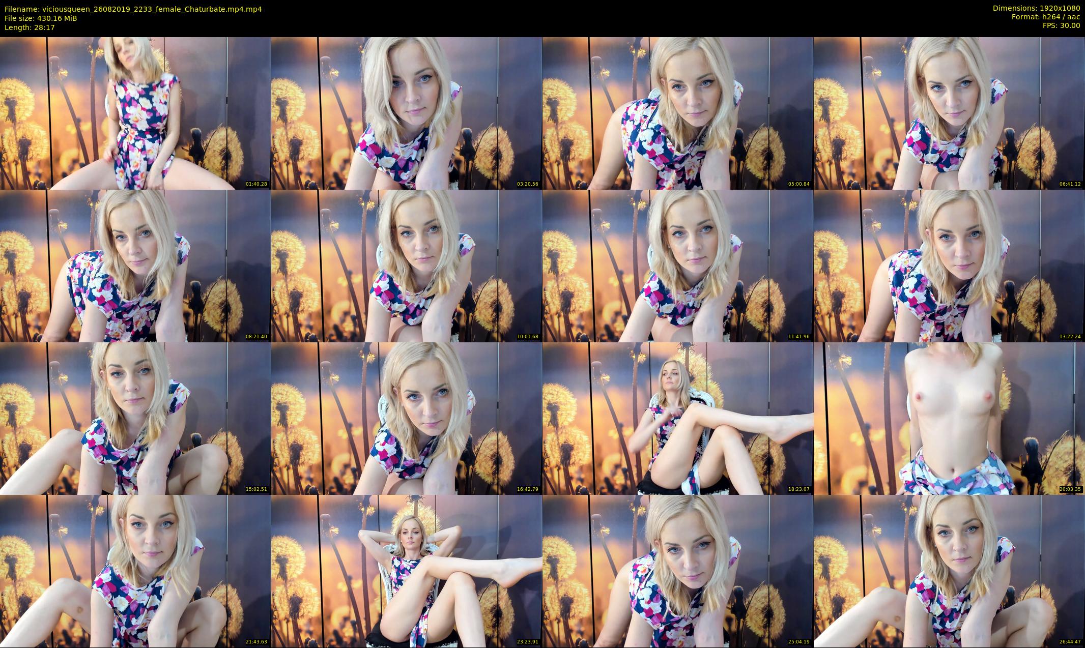 viciousqueen — 29 minute Chaturbate female cam show recording, 1080p, Aug 26, 2019