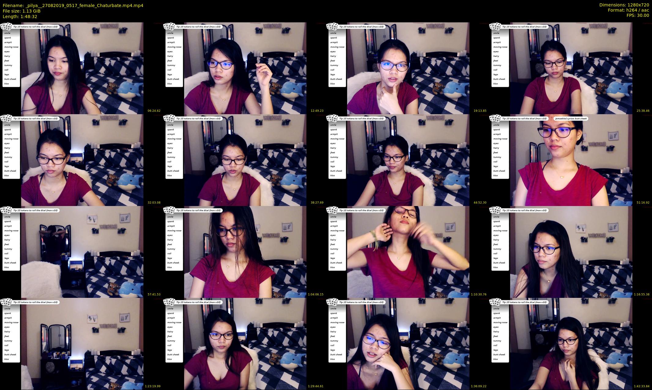 _pilya_ — 109 minute Chaturbate female cam show recording, 720p, Aug 27, 2019