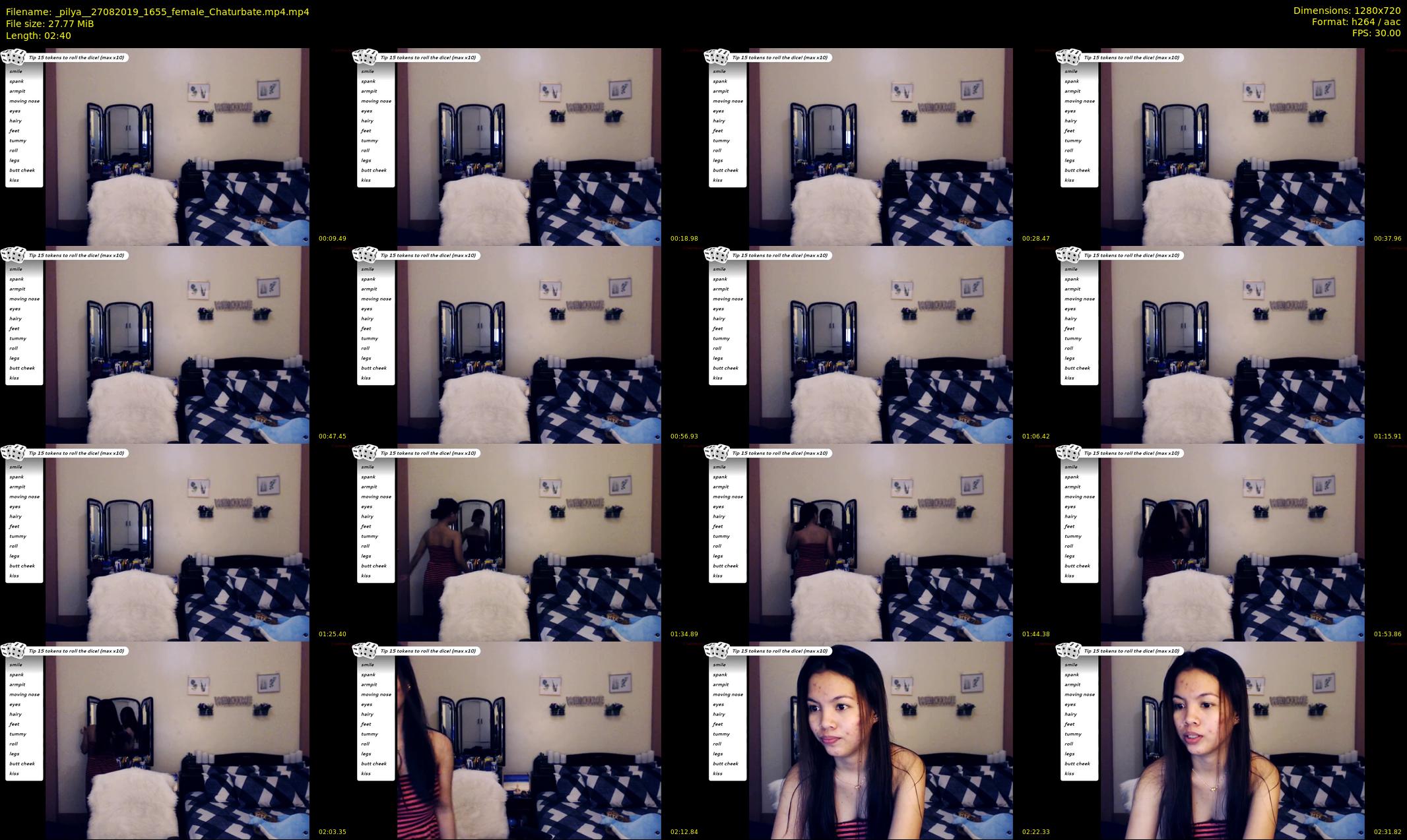 _pilya_ — 3 minute Chaturbate female cam show recording, 720p, Aug 27, 2019