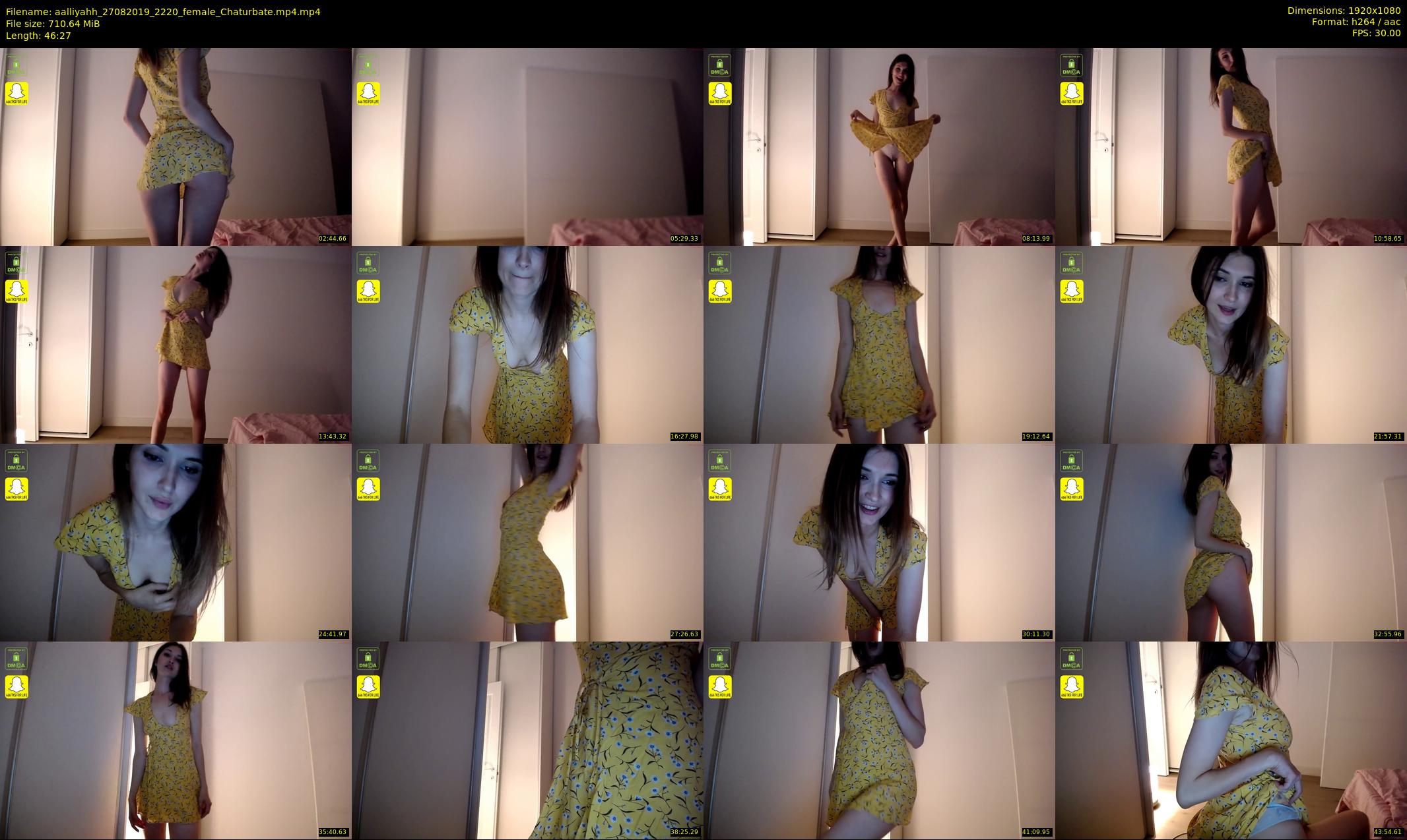 aalliyahh — 47 minute Chaturbate female cam show recording, 1080p, Aug 27, 2019